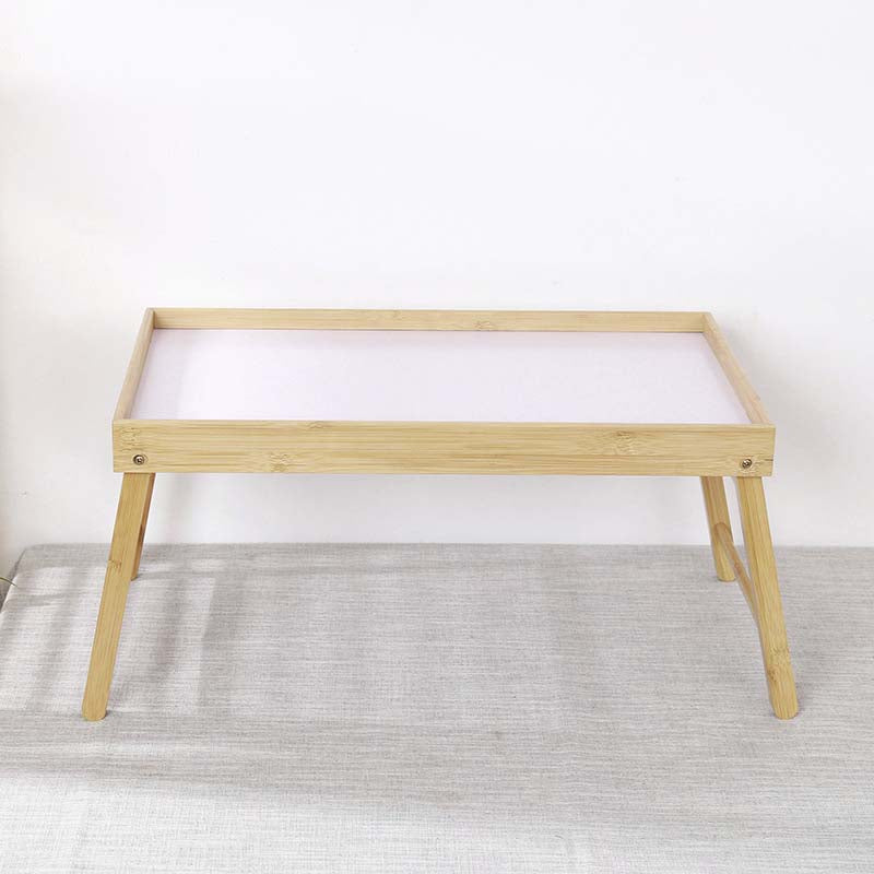 Tavolino da Letto Pieghevole in Legno 30×50 cm – Tavolo Colazione per Letto e Divano, Tavolino Portatile con Gambe Richiudibili