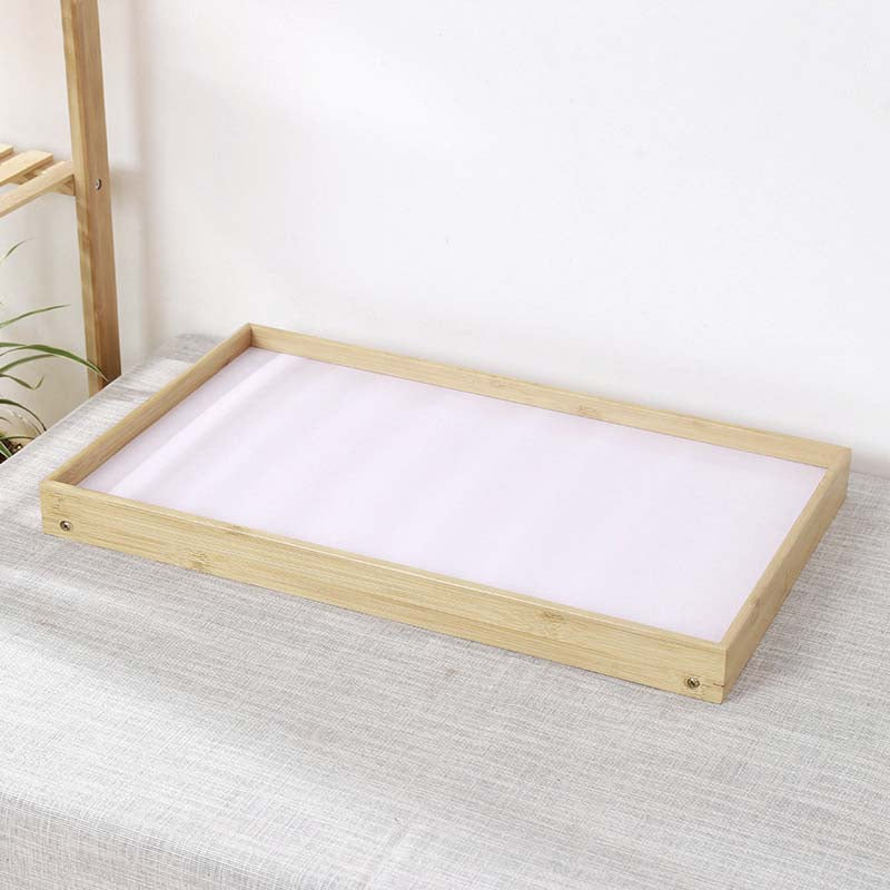 Tavolino da Letto Pieghevole in Legno 30×50 cm – Tavolo Colazione per Letto e Divano, Tavolino Portatile con Gambe Richiudibili