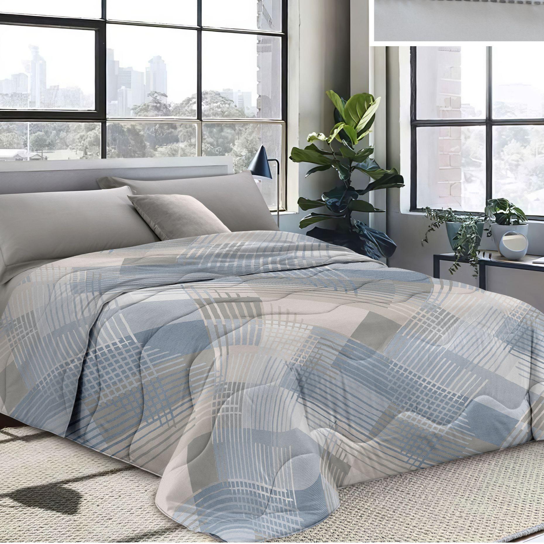GD LOVES YOUR HOME Trapunta Invernale 2025 Elena | MADE IN ITALY | Nuova Collezione Double Face Stampata – Coperta Imbottita Calda e Morbida in Fantasie Moderne e Classiche – Misure Singolo, Piazza e Mezza, Matrimoniale