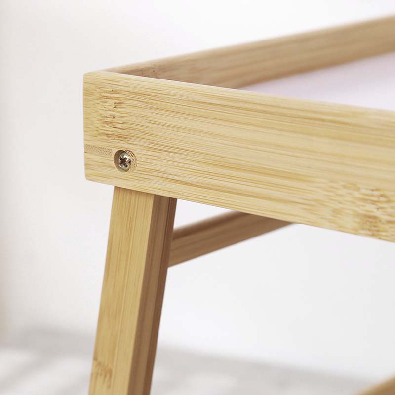 Tavolino da Letto Pieghevole in Legno 30×50 cm – Tavolo Colazione per Letto e Divano, Tavolino Portatile con Gambe Richiudibili