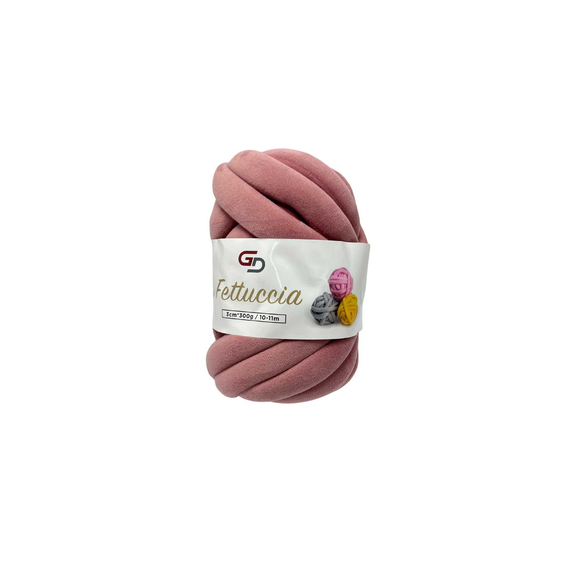 Filato Fettuccia Marshmallow spessa 3 cm – 300 g, 10 - 11 M, 17 colori Filato morbido e facile da lavorare per progetti creativi e cucito
