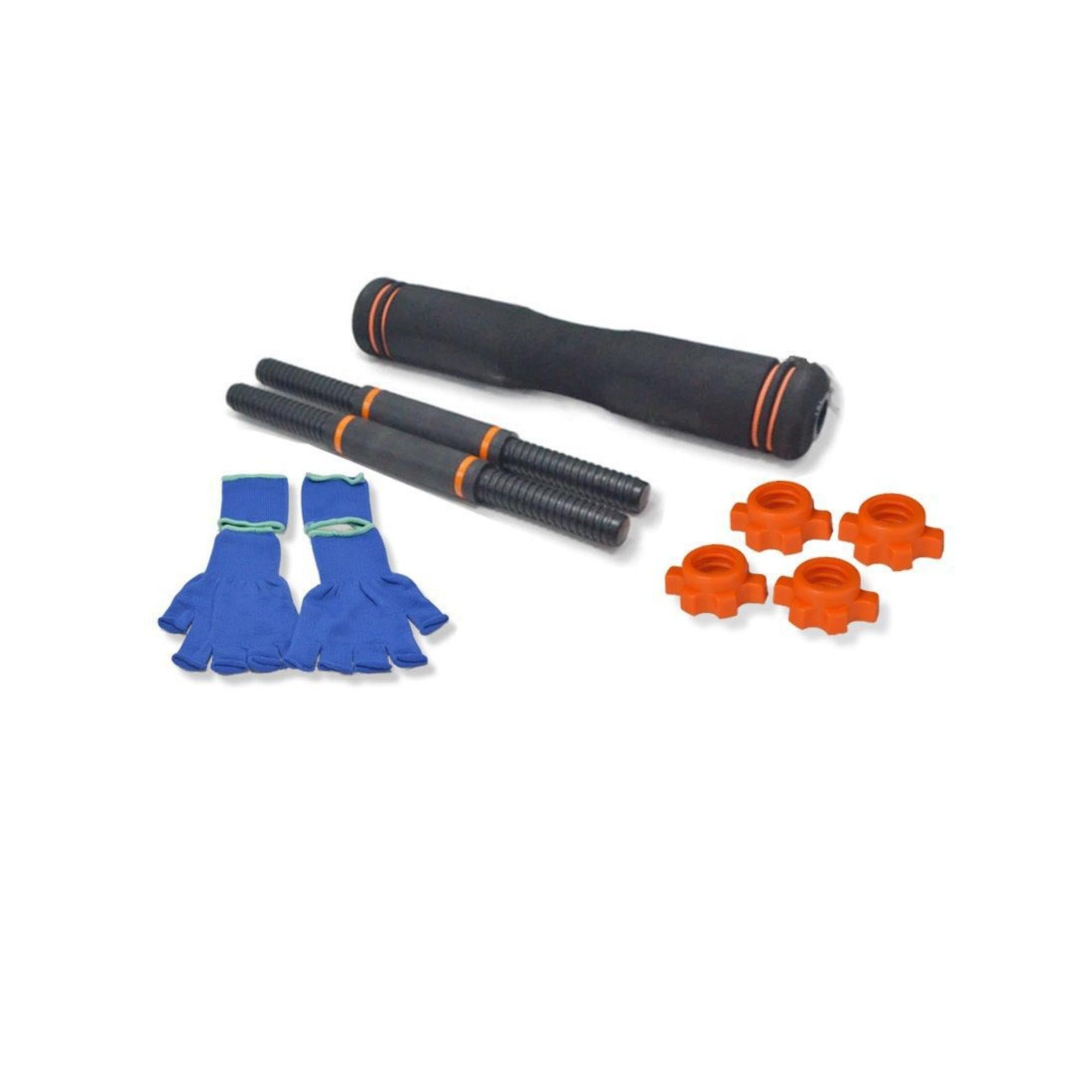 Set Manubri Componibili con Bilancieri, Pesi Regolabili da 10-30 kg