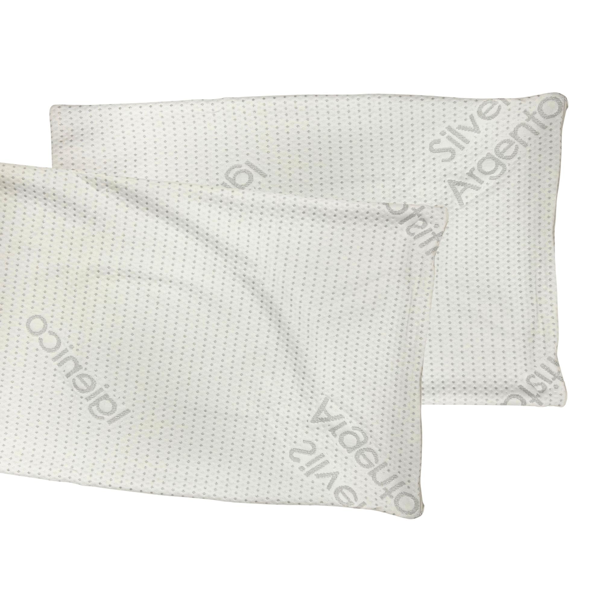 GD coppia federe cuscino in fibra d'argento, traspirante, antimicotico, elastico