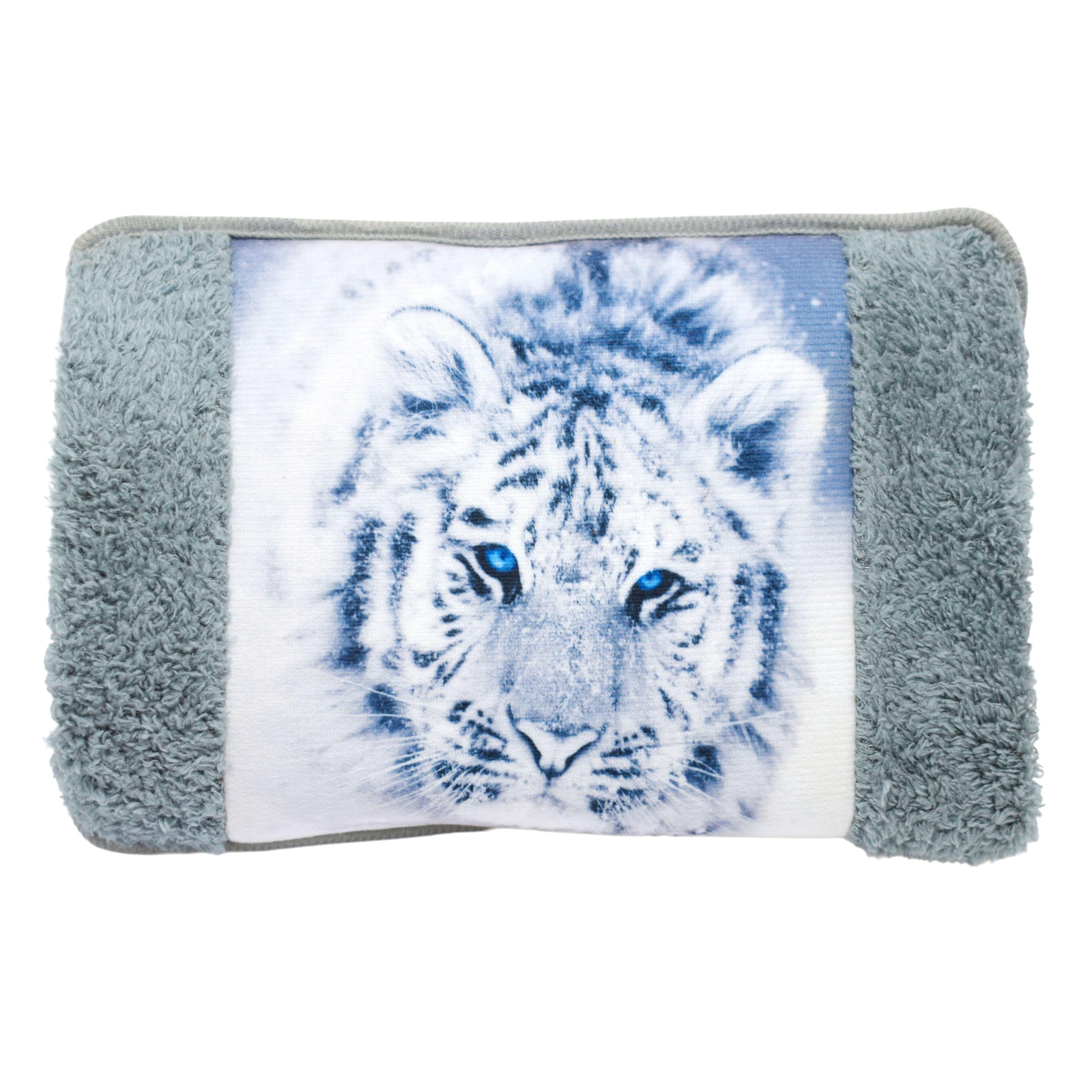 Borsa Acqua Calda Elettrica “Tigre Selvaggia” – Scaldino Morbido Ricaricabile in Peluche, Design Potente ed Elegante, Ideale per Mani, Piedi, Relax e Dolori Muscolari