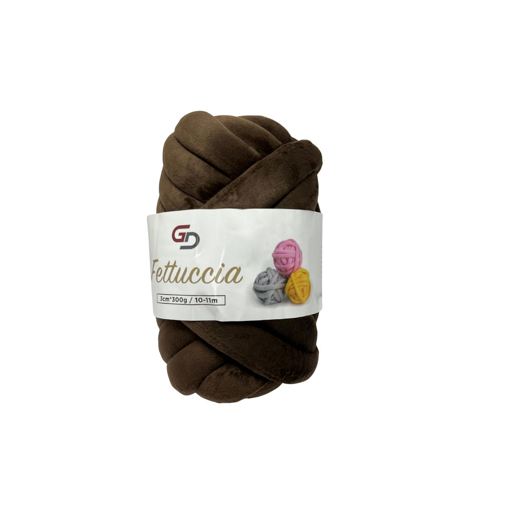 Filato Fettuccia Marshmallow spessa 3 cm – 300 g, 10 - 11 M, 17 colori Filato morbido e facile da lavorare per progetti creativi e cucito