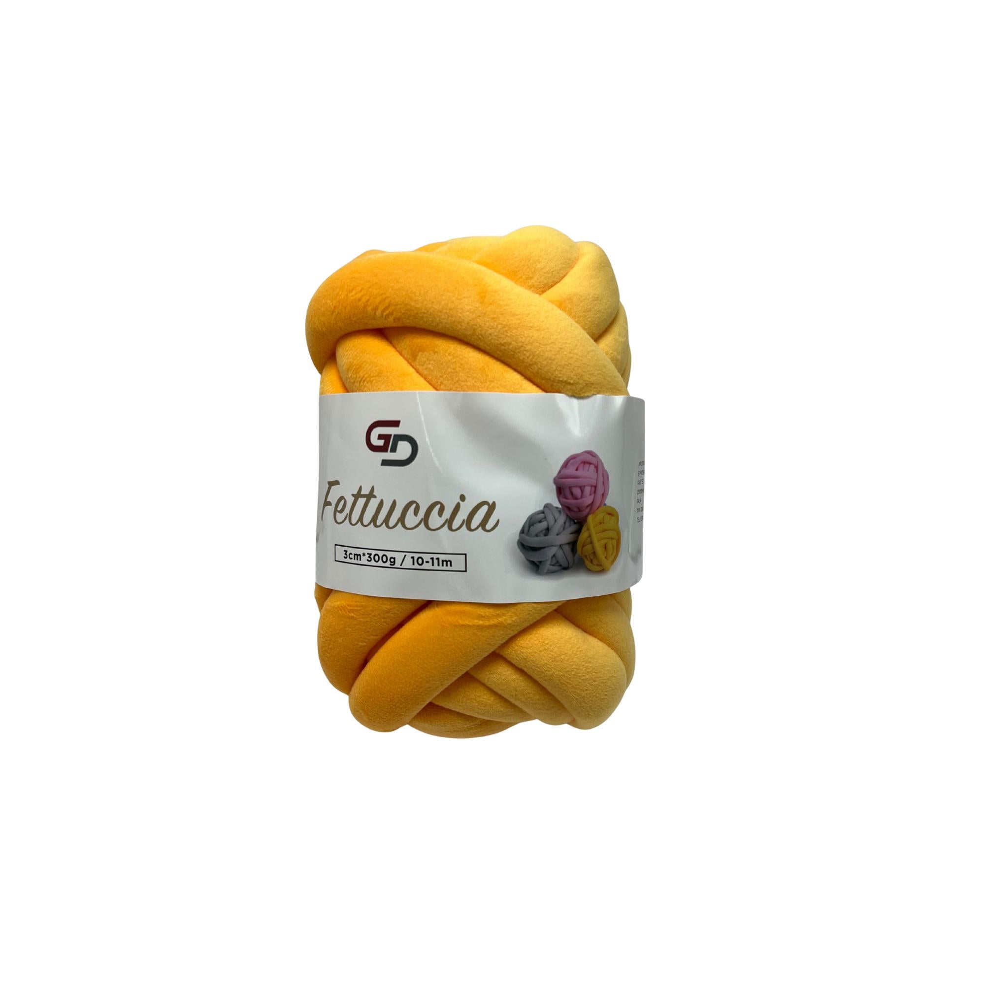 Set 3 Fettuccia Marshmallow spessa 3 cm – 300 g | Toni Caldi | Filato morbido e facile da lavorare, con resa ordinata per uncinetto, borse e home decor