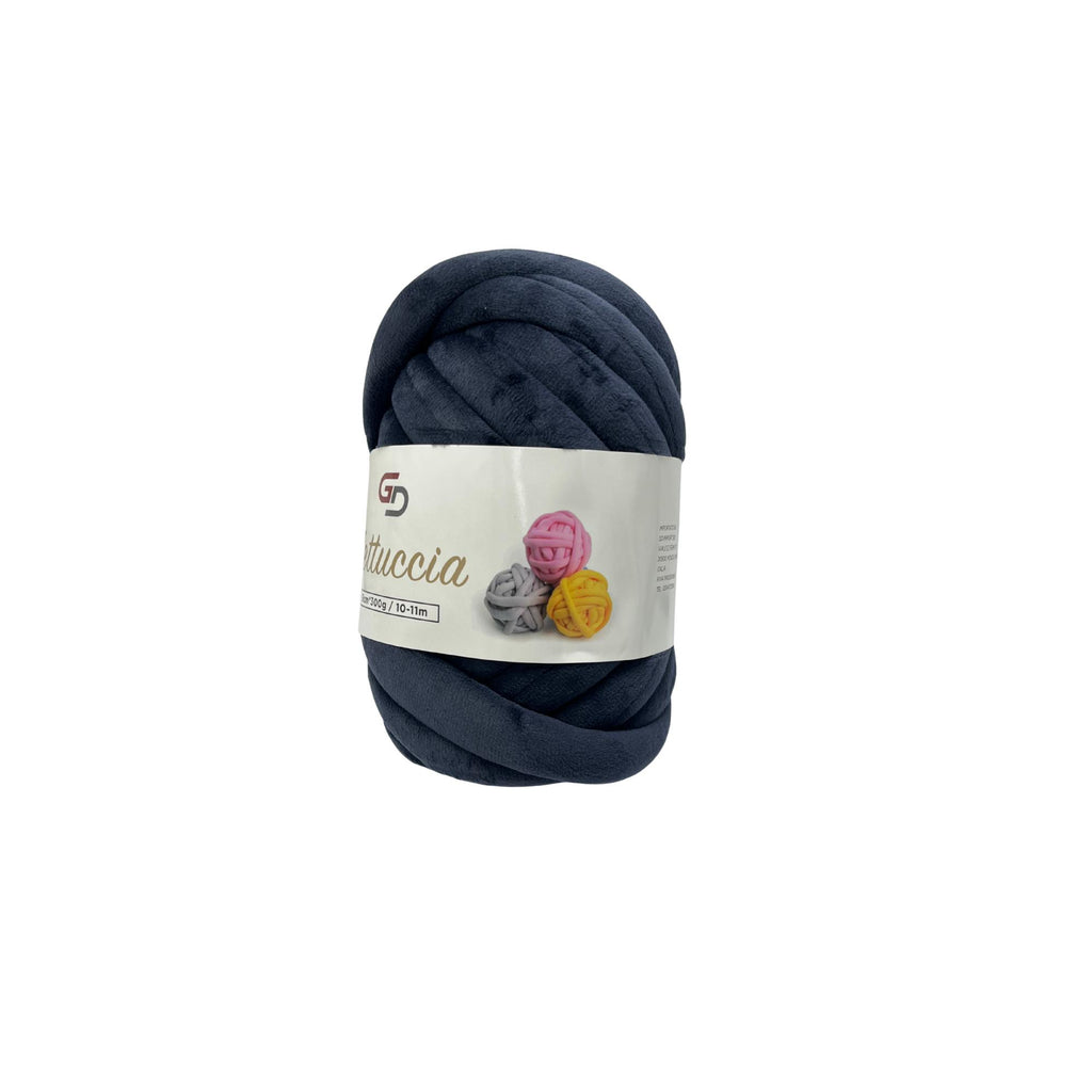 Filato Fettuccia Marshmallow spessa 3 cm – 300 g, 10 - 11 M, 17 colori Filato morbido e facile da lavorare per progetti creativi e cucito