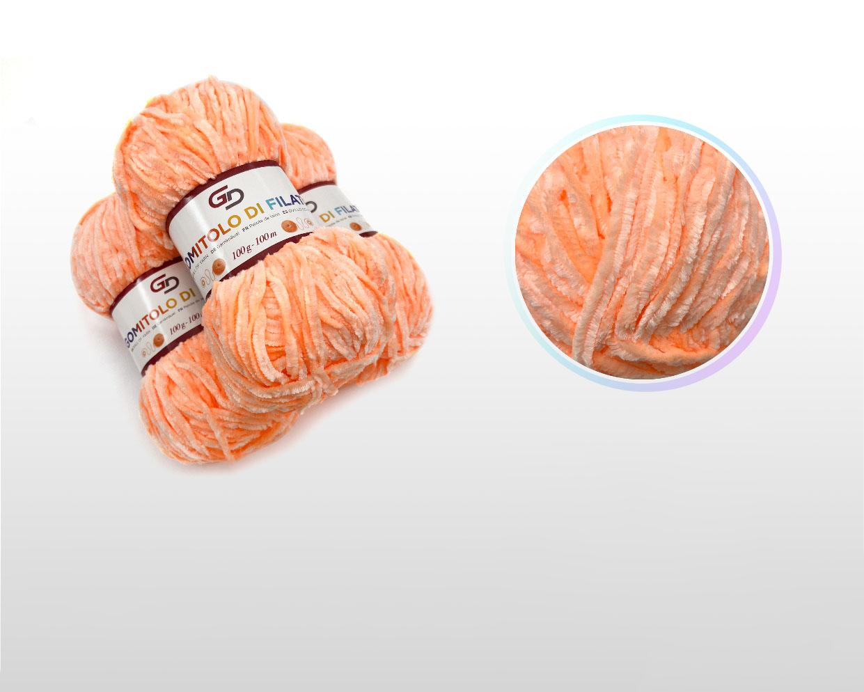 GD LOVES YOUR HOME Set 3 Gomitoli Filato Ciniglia 100g Toni Vivaci – 100m Morbido Poliestere | Filato Soffice per Maglia e Uncinetto, Copertine e Accessori – Colori Brillanti