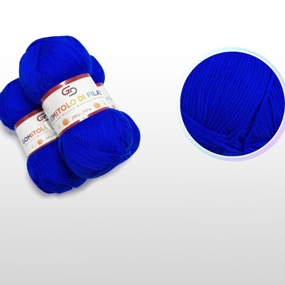 GD LOVES YOUR HOME Set 3 Gomitoli Filato Baby 100g – 6 Capi 248m Toni Freschi | Morbido Acrilico Resistente per Maglia e Uncinetto –18 Colori Disponibili