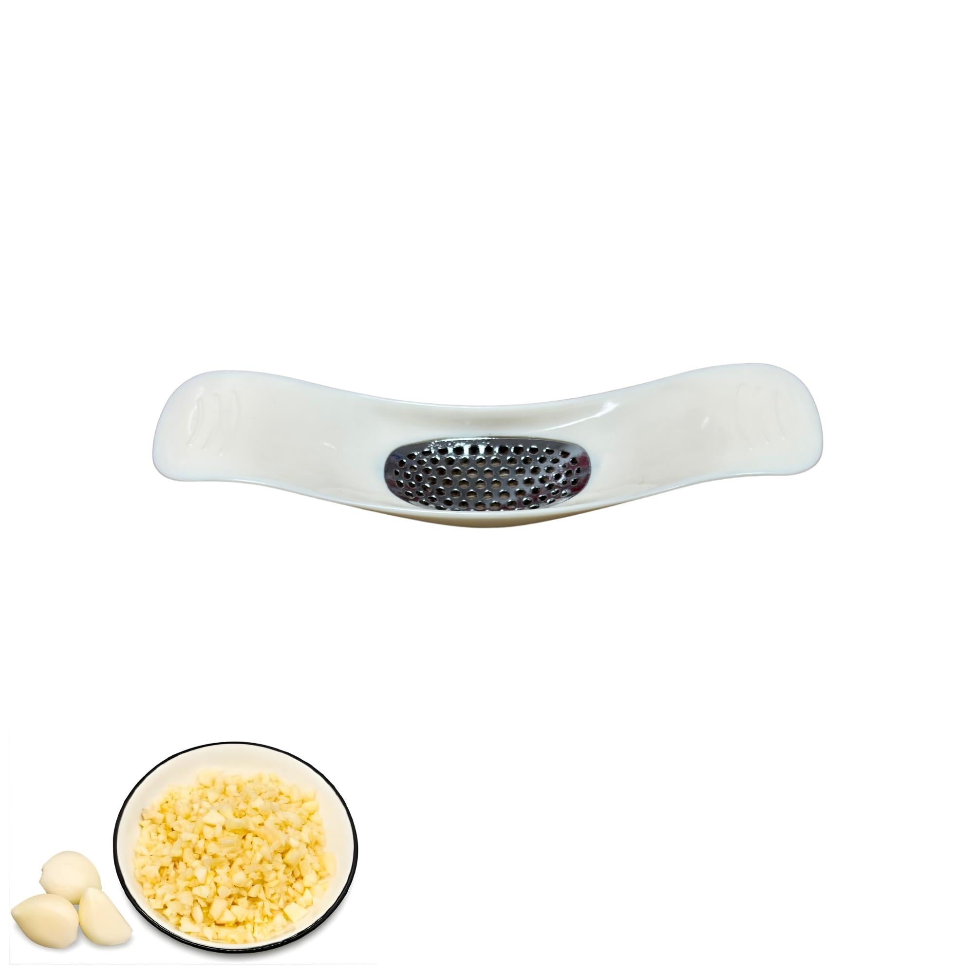 GD LA CUISINE Spremi Aglio Manuale a Pressa e a Grattugia per Cucina Facile e Rapida