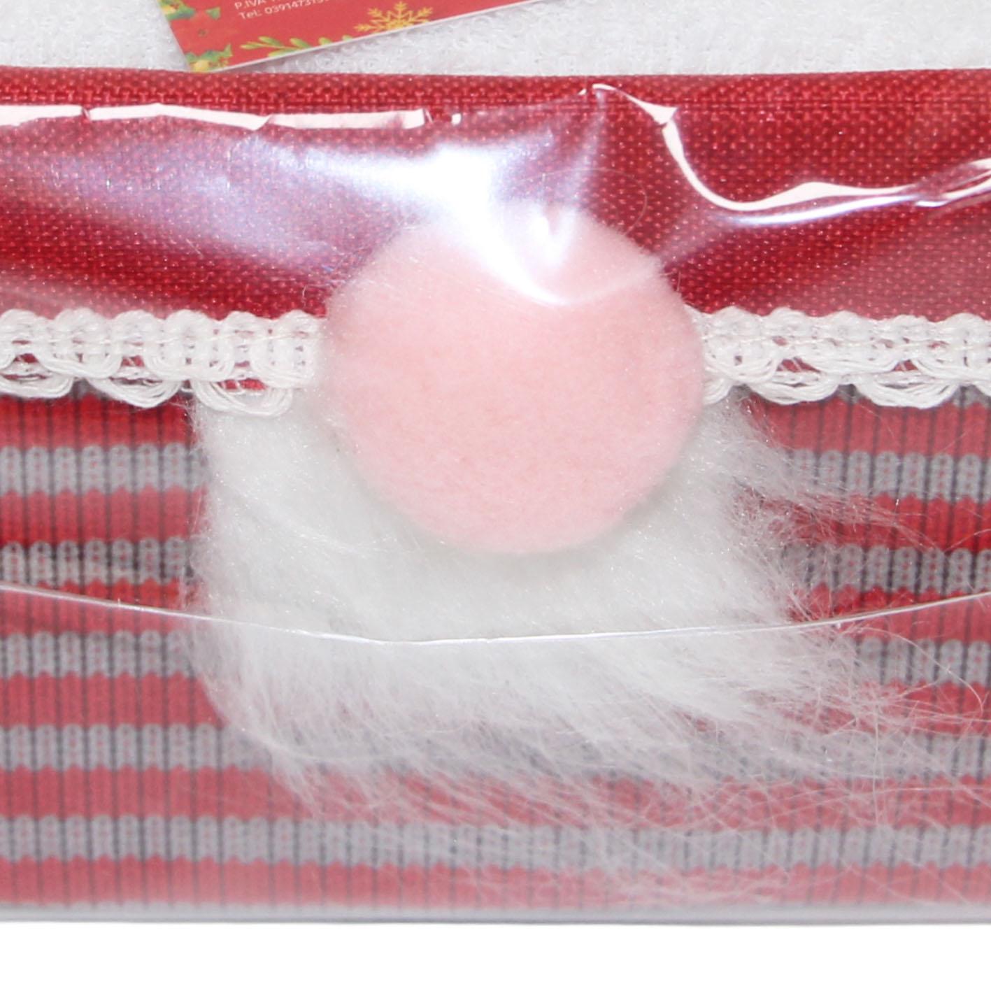 GD LOVES XMAS Scatola Regalo Natalizia con Asciugamano Morbido 30×30 cm in 85% Cotone 15% Poliestere Idea Regalo Natale per Casa Bagno e Decorazione