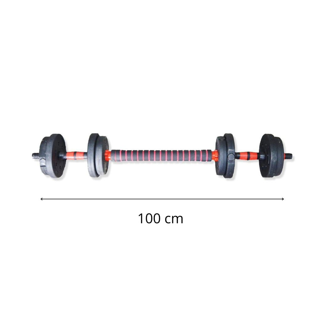 Set Manubri Componibili con Bilancieri, Pesi Regolabili da 10-30 kg