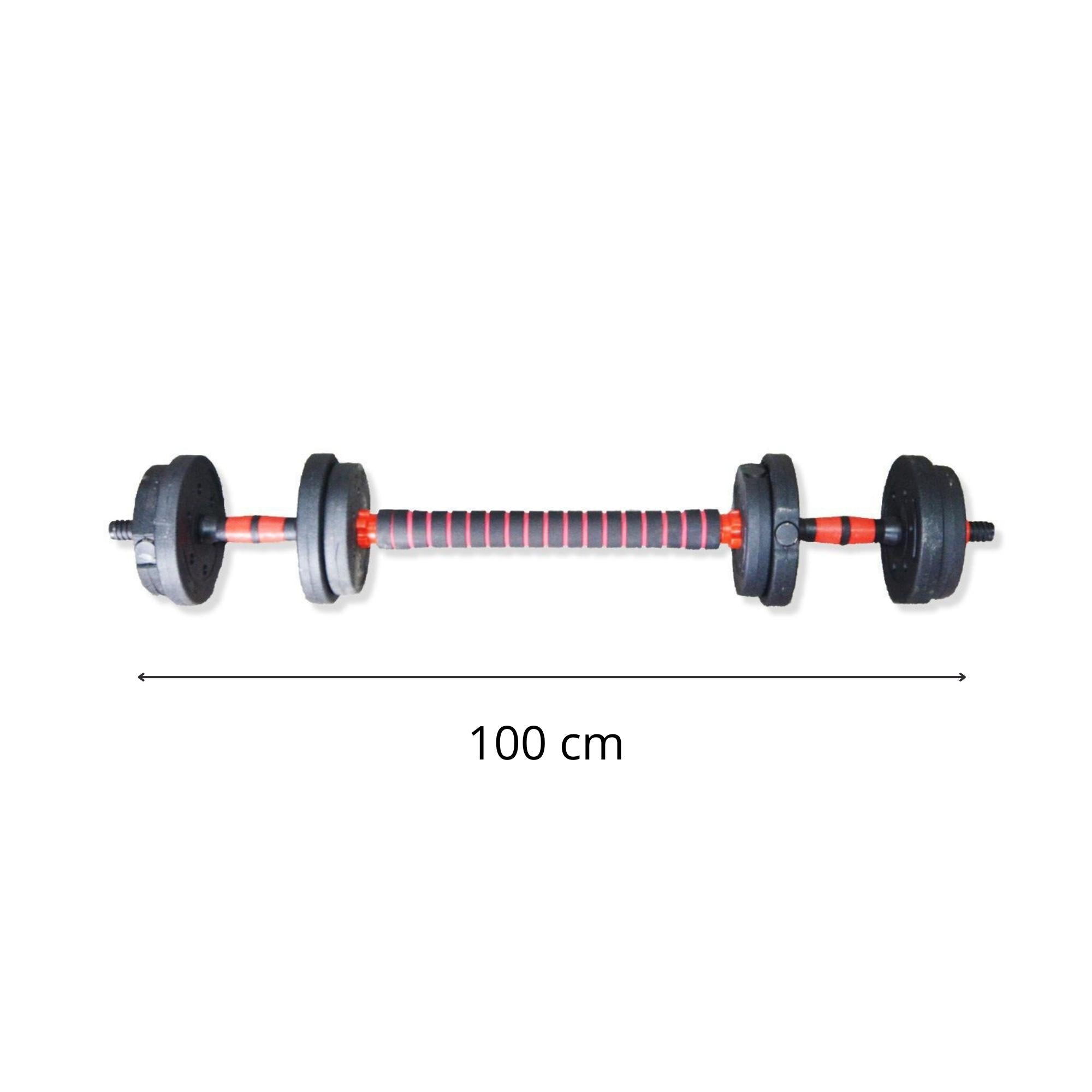 Set Manubri Componibili con Bilancieri, Pesi Regolabili da 10-30 kg
