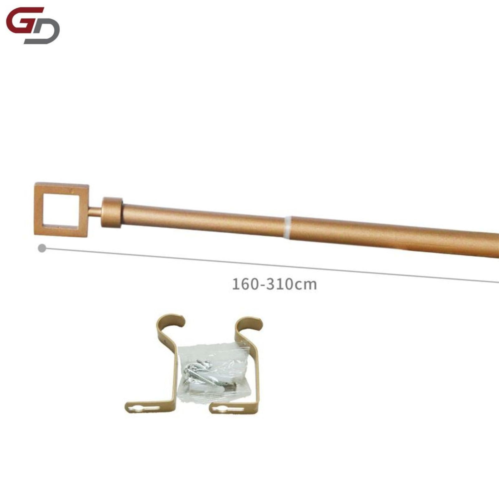 bastone per tende / asta per tenda estendibile. 100% ferro, misure 70-120cm, 120-210cm, 160-310cm. colore bianco, bronzo, argento e oro.