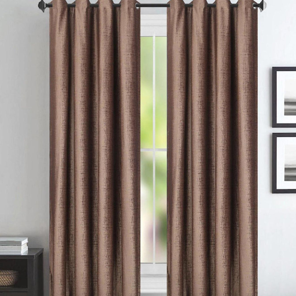 GD LOVES YOUR HOME – Tenda filtrante oscurante JANET in Velluto Pesante con Stampa Oro in Rilievo, Lusso Opaco, con Occhielli in Acciaio Inox, 140x280 cm – 1 Pezzo