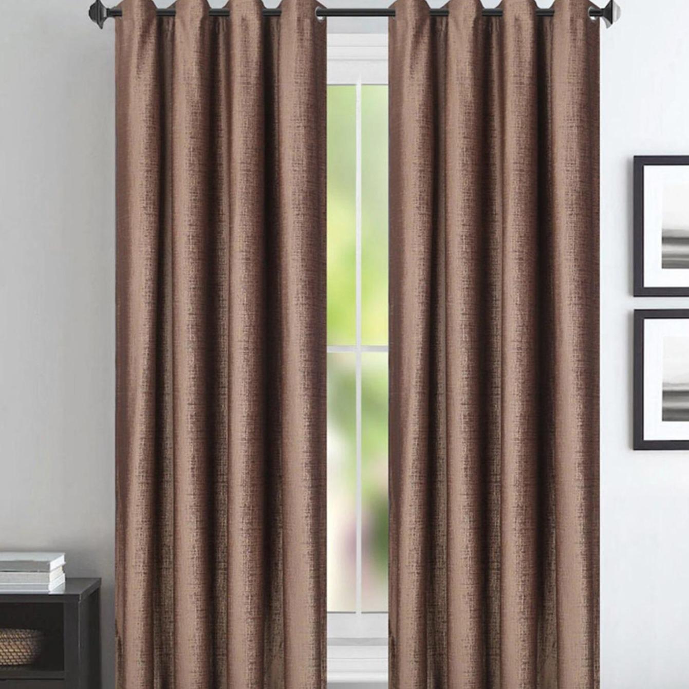 GD LOVES YOUR HOME – Tenda filtrante oscurante JANET in Velluto Pesante con Stampa Oro in Rilievo, Lusso Opaco, con Occhielli in Acciaio Inox, 140x280 cm – 1 Pezzo