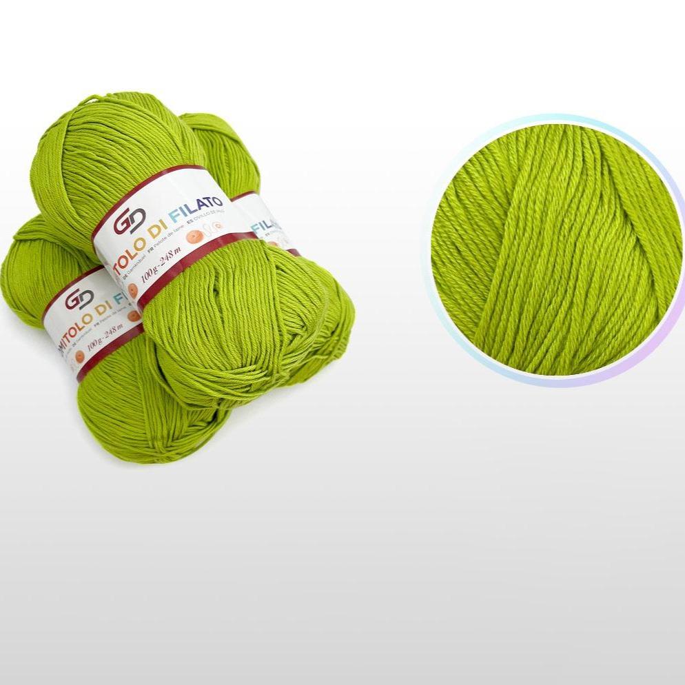 GD LOVES YOUR HOME Set 3 Gomitoli Filato Baby 100g – 6 Capi 248m Toni Freschi | Morbido Acrilico Resistente per Maglia e Uncinetto –18 Colori Disponibili