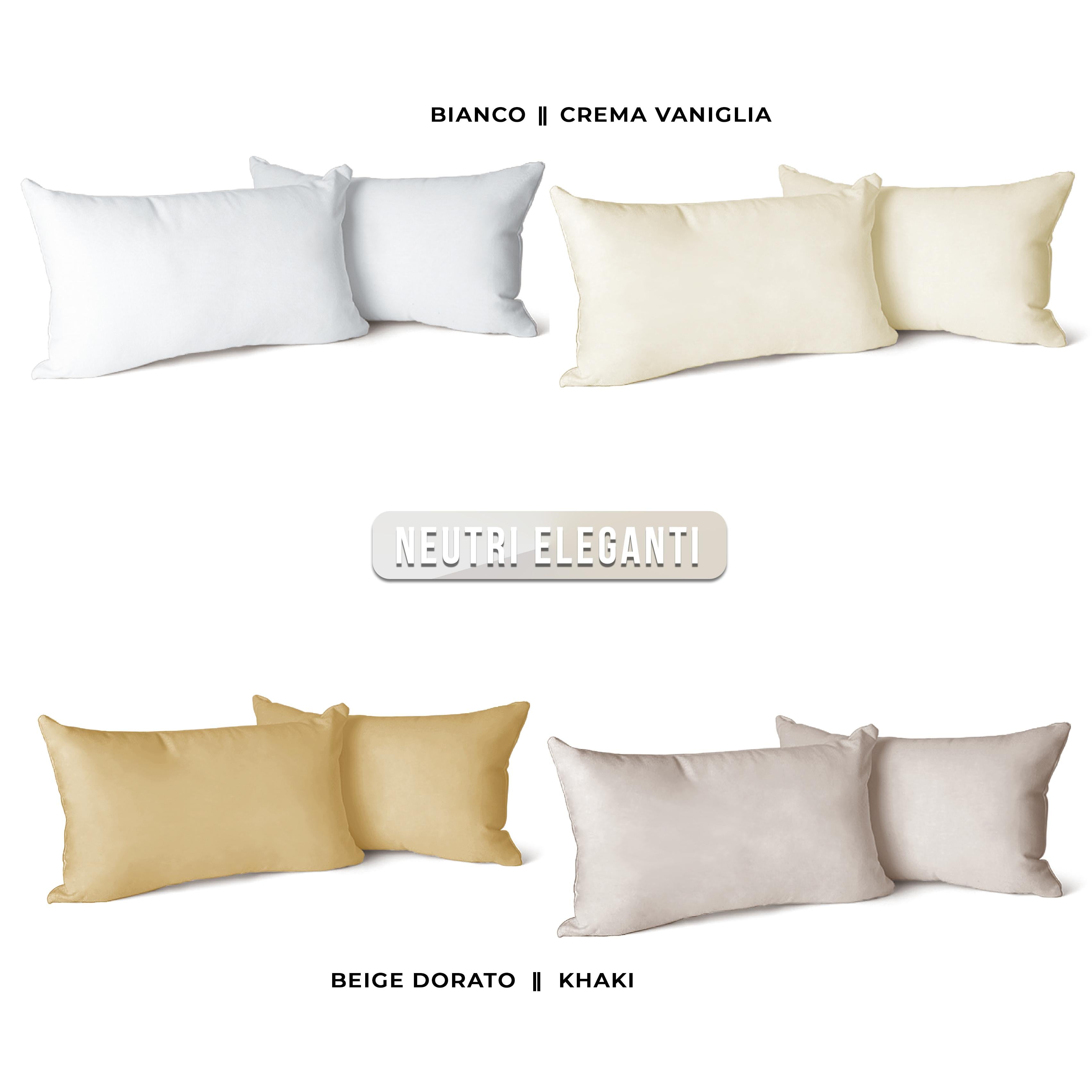 GD LOVES YOUR HOME Coppia Federe per Cuscino 50×80 cm – Morbide, Traspiranti e Antiacaro – Coordinabili con Lenzuola con Angoli, Lavabili in Lavatrice, Disponibili in Vari Colori