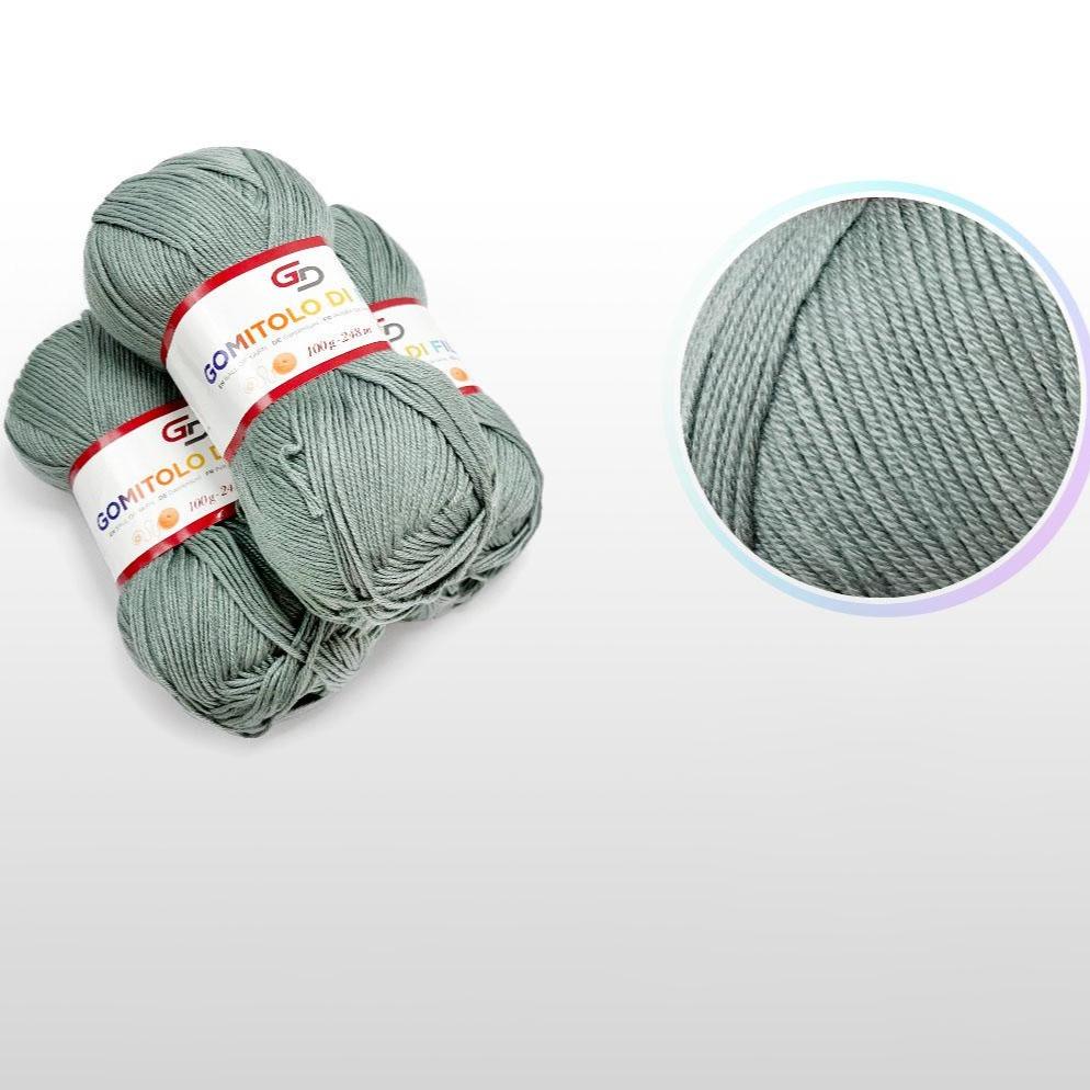 GD LOVES YOUR HOME Set 3 Gomitoli Filato Baby 100g – 6 Capi 248m Toni Freschi | Morbido Acrilico Resistente per Maglia e Uncinetto –18 Colori Disponibili