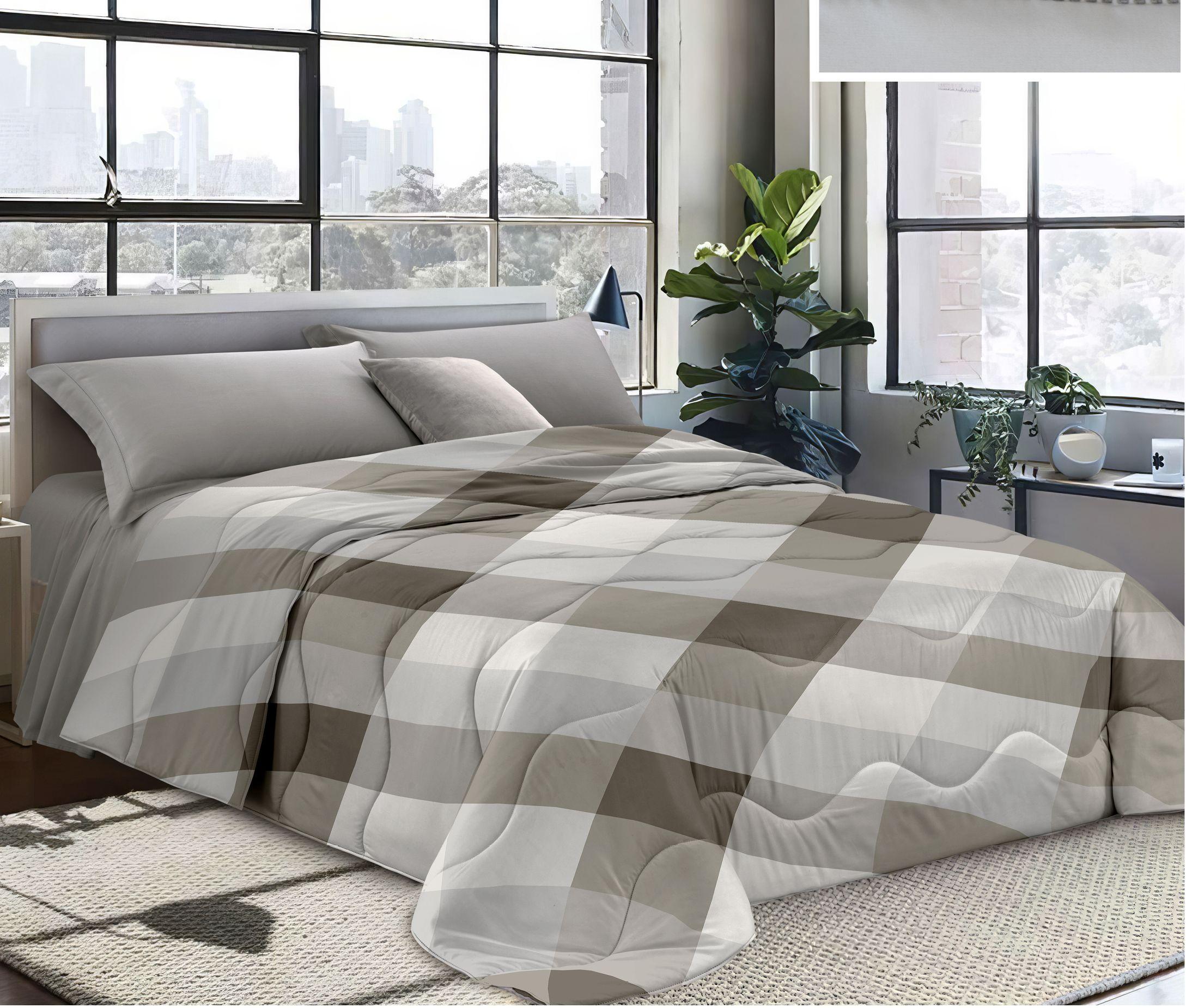 GD LOVES YOUR HOME Trapunta Invernale 2025 Elena | MADE IN ITALY | Nuova Collezione Double Face Stampata – Coperta Imbottita Calda e Morbida in Fantasie Moderne e Classiche – Misure Singolo, Piazza e Mezza, Matrimoniale