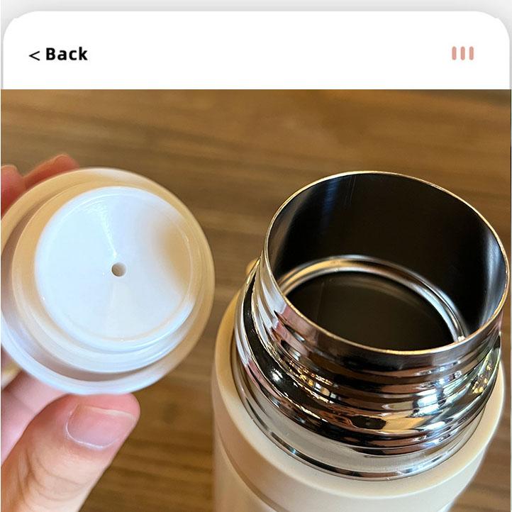 GD LA CUISINE Bottiglia Thermos Acciaio Inox 350ml, 500ml o 750ml | Borraccia Termica Ermetica 8-24h Caldo & Freddo, Scuola, Ufficio e Viaggi