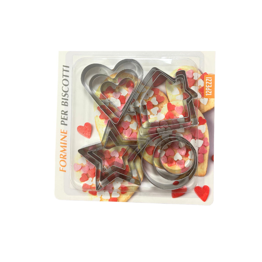 GD LA CUISINE Formine ber biscotti set 4, 12, 20 forme per biscotti, forme animali e fiori