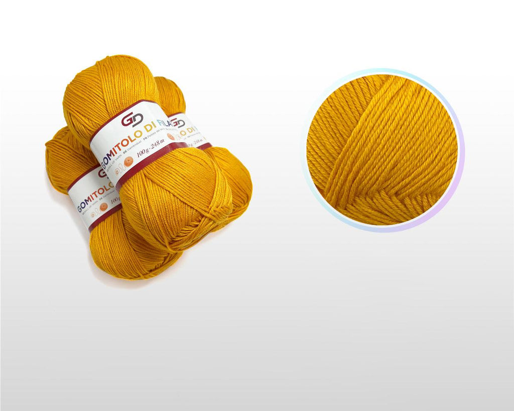 GD LOVES YOUR HOME Set 3 Gomitoli Filato Baby 100g – 6 Capi 248m Toni Neutri | Morbido Acrilico Resistente per Maglia e Uncinetto –18 Colori Disponibili