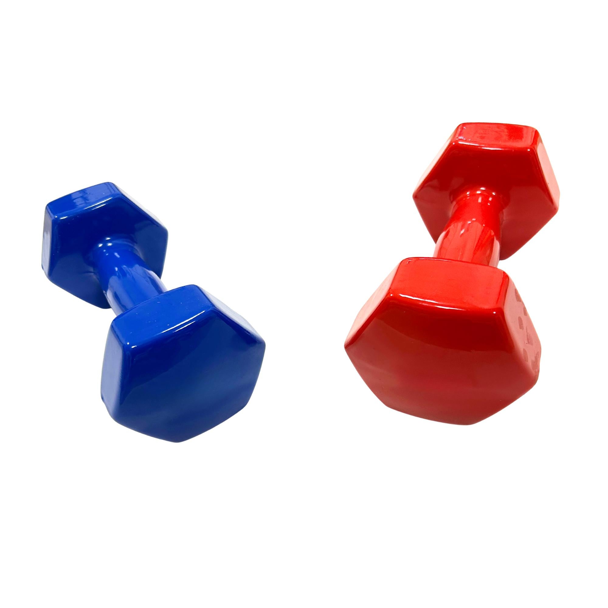 GD manubrio da 6kg, peso colorato per allenamento in casa, manubrio in gomma e ferro.