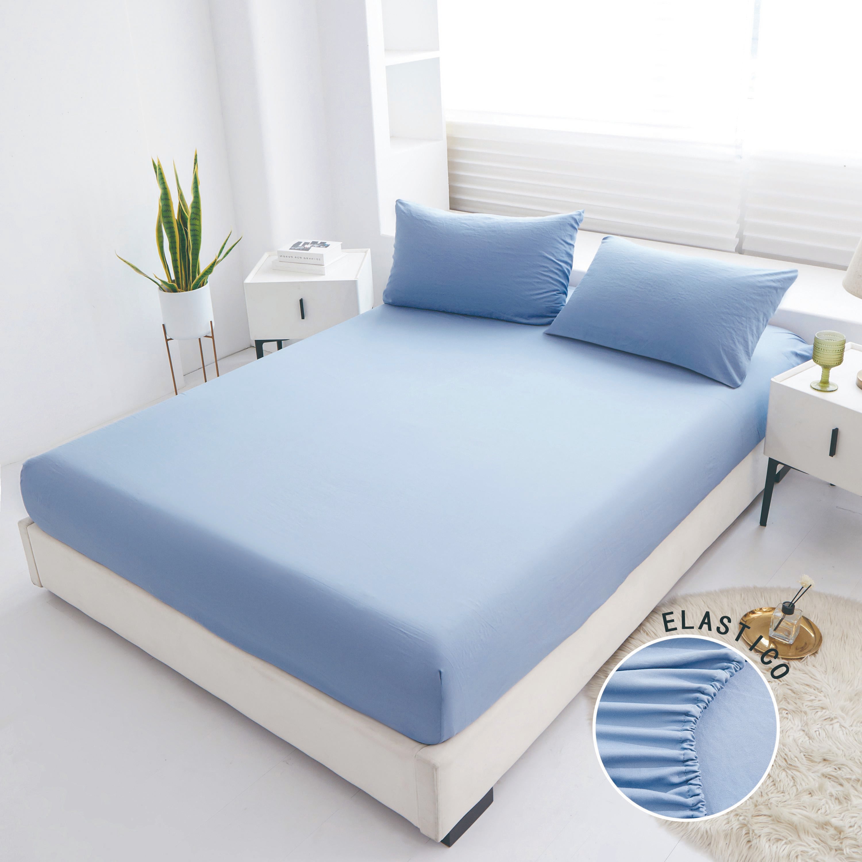 GD LOVES YOUR HOME Coppia Federe per Cuscino 50×80 cm – Morbide, Traspiranti e Antiacaro – Coordinabili con Lenzuola con Angoli, Lavabili in Lavatrice, Disponibili in Vari Colori