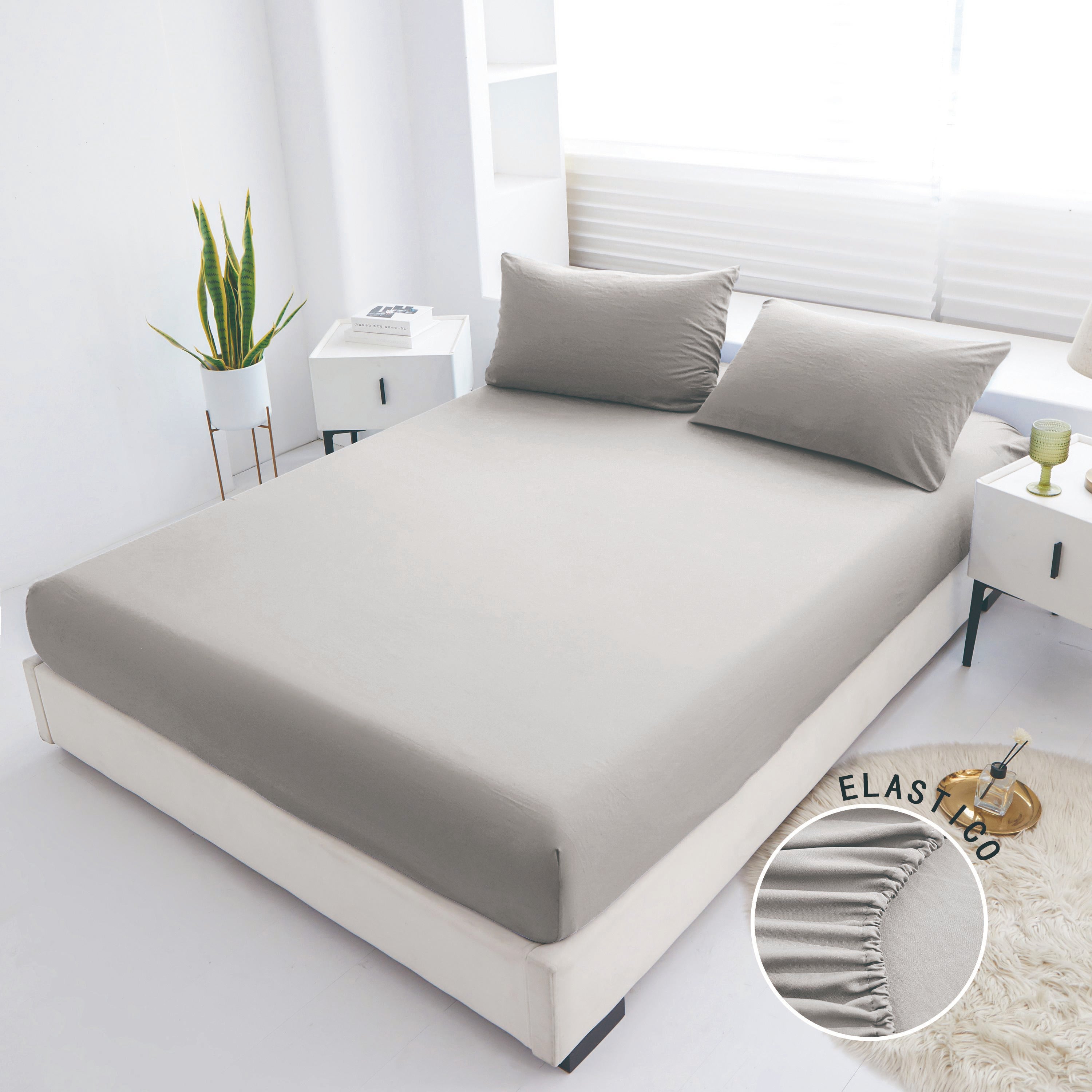 GD LOVES YOUR HOME Coppia Federe per Cuscino 50×80 cm – Morbide, Traspiranti e Antiacaro – Coordinabili con Lenzuola con Angoli, Lavabili in Lavatrice, Disponibili in Vari Colori