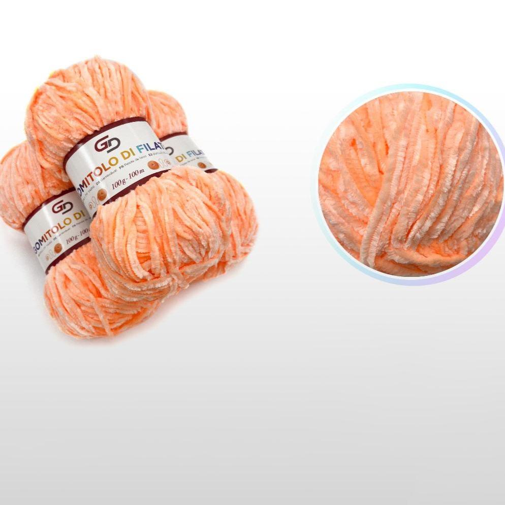 GD LOVES YOUR HOME Set 3 Gomitoli Filato Ciniglia 100g Toni Vivaci – 100m Morbido Poliestere | Filato Soffice per Maglia e Uncinetto, Copertine e Accessori – Colori Brillanti