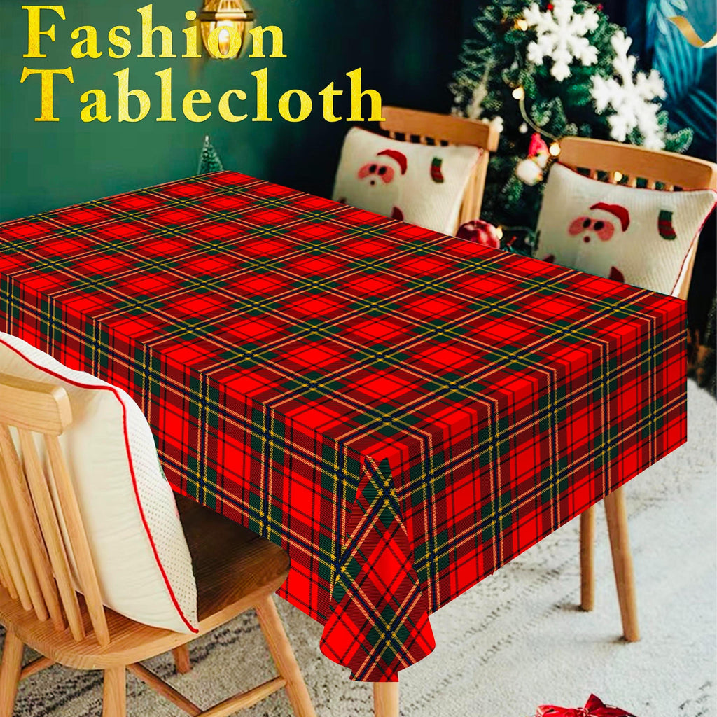 GD LOVES XMAS Tovaglia Natalizia Rettangolare 140×180 cm in PVC Premium Antimacchia | Impermeabile, Lavabile, Decorazione Tavola Natalizia