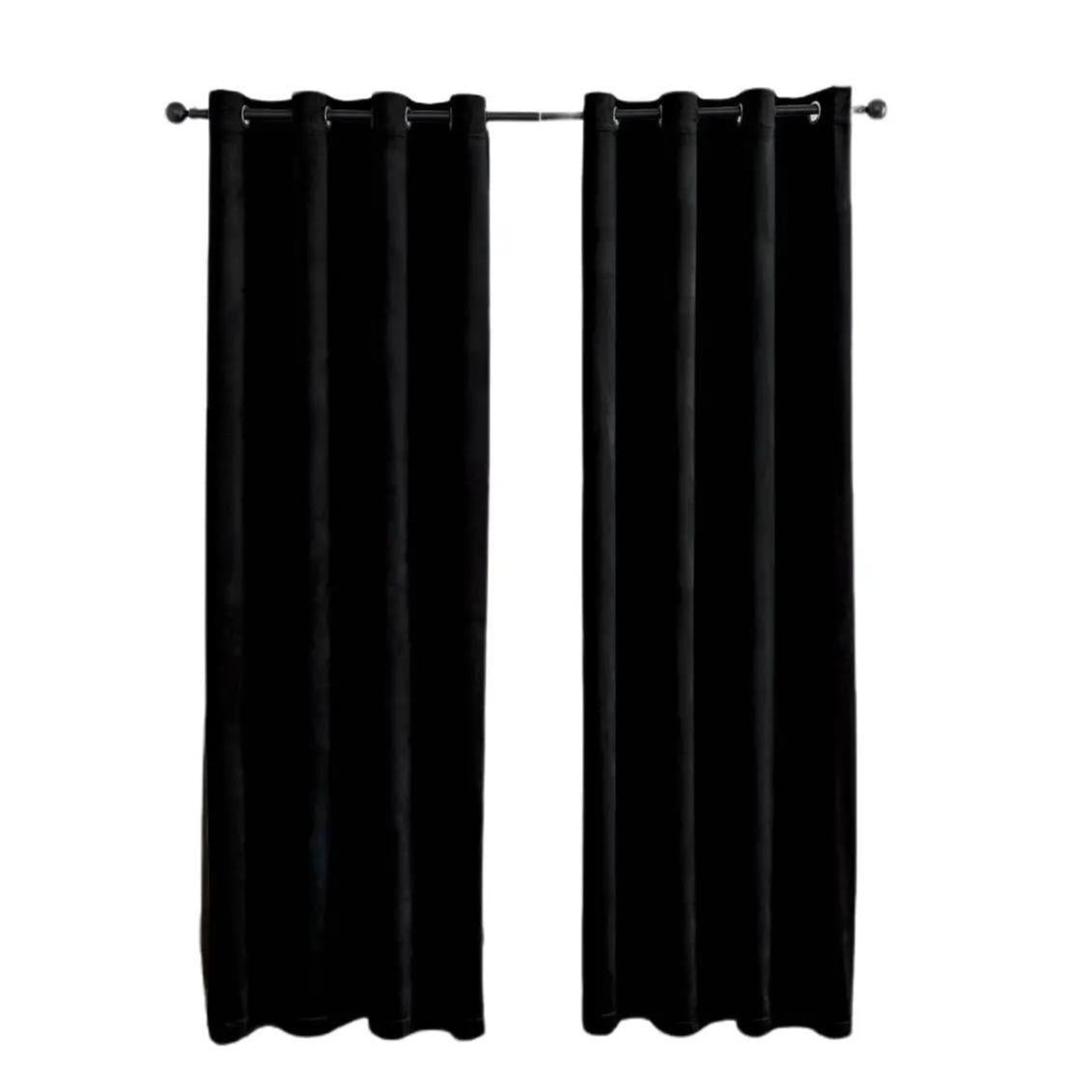 GD LOVES YOUR HOME Tenda Oscurante 100% Blackout MIREILLE In Velluto Rivestito, 140 * 280 CM con Anelli in Acciaio Inox 1 Pezzo