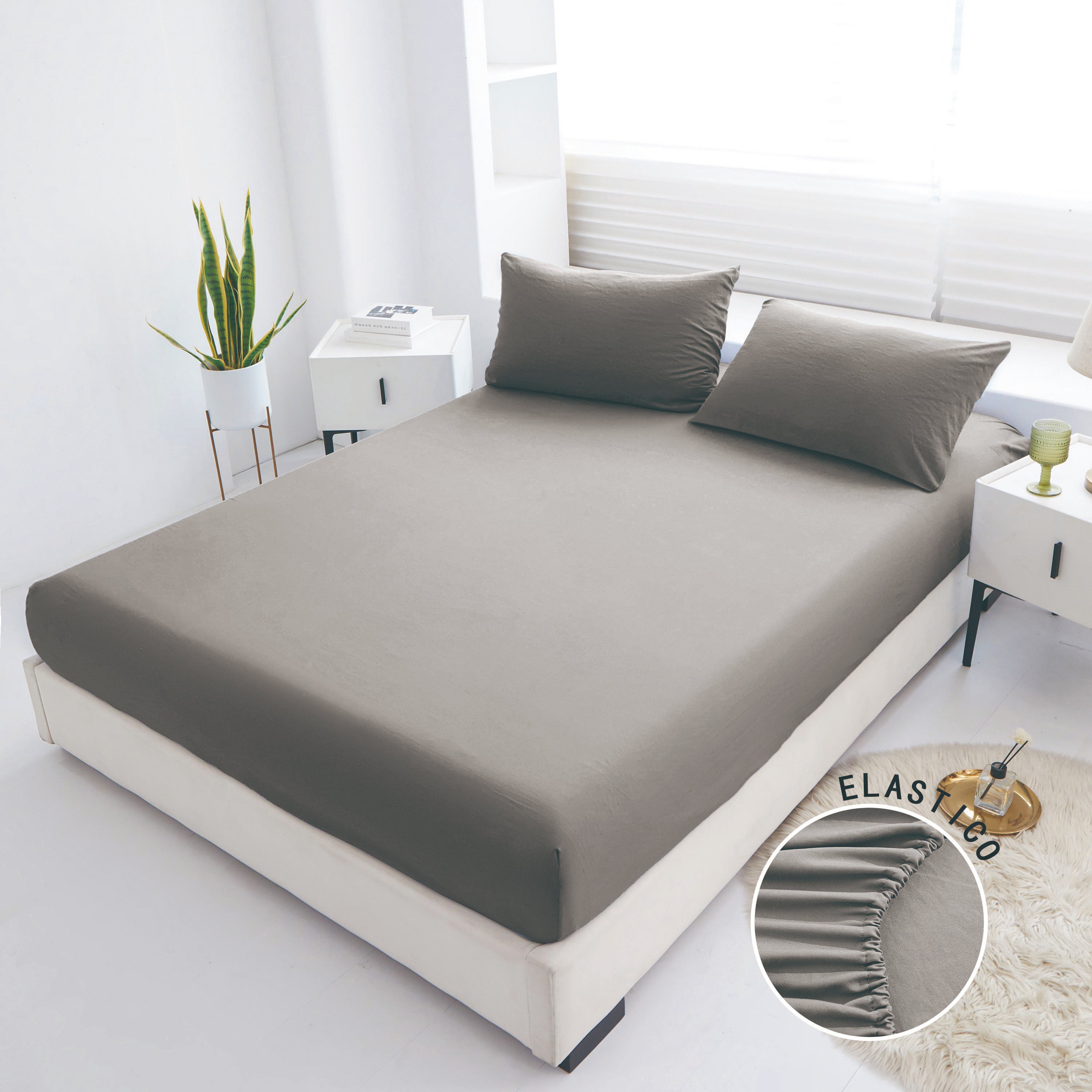 GD LOVES YOUR HOME Coppia Federe per Cuscino 50×80 cm – Morbide, Traspiranti e Antiacaro – Coordinabili con Lenzuola con Angoli, Lavabili in Lavatrice, Disponibili in Vari Colori