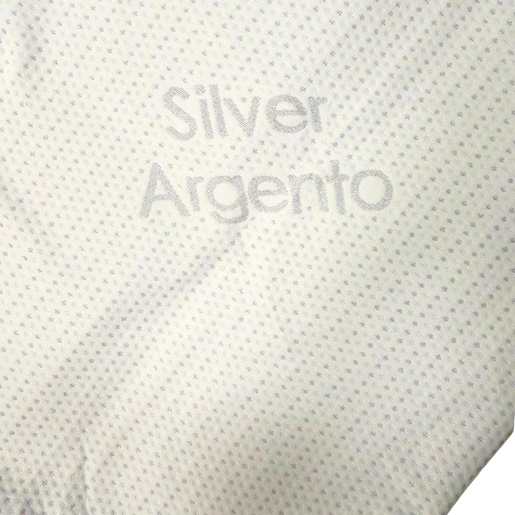 GD coppia federe cuscino in fibra d'argento, traspirante, antimicotico, elastico