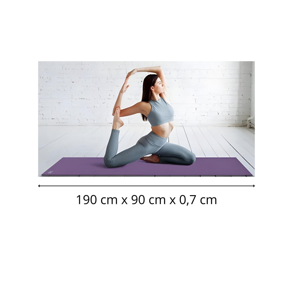 GD tappeto antiscivolo per yoga, stretching e pilates e allenamento in casa e fuori casa, 190 cm x 90 cm