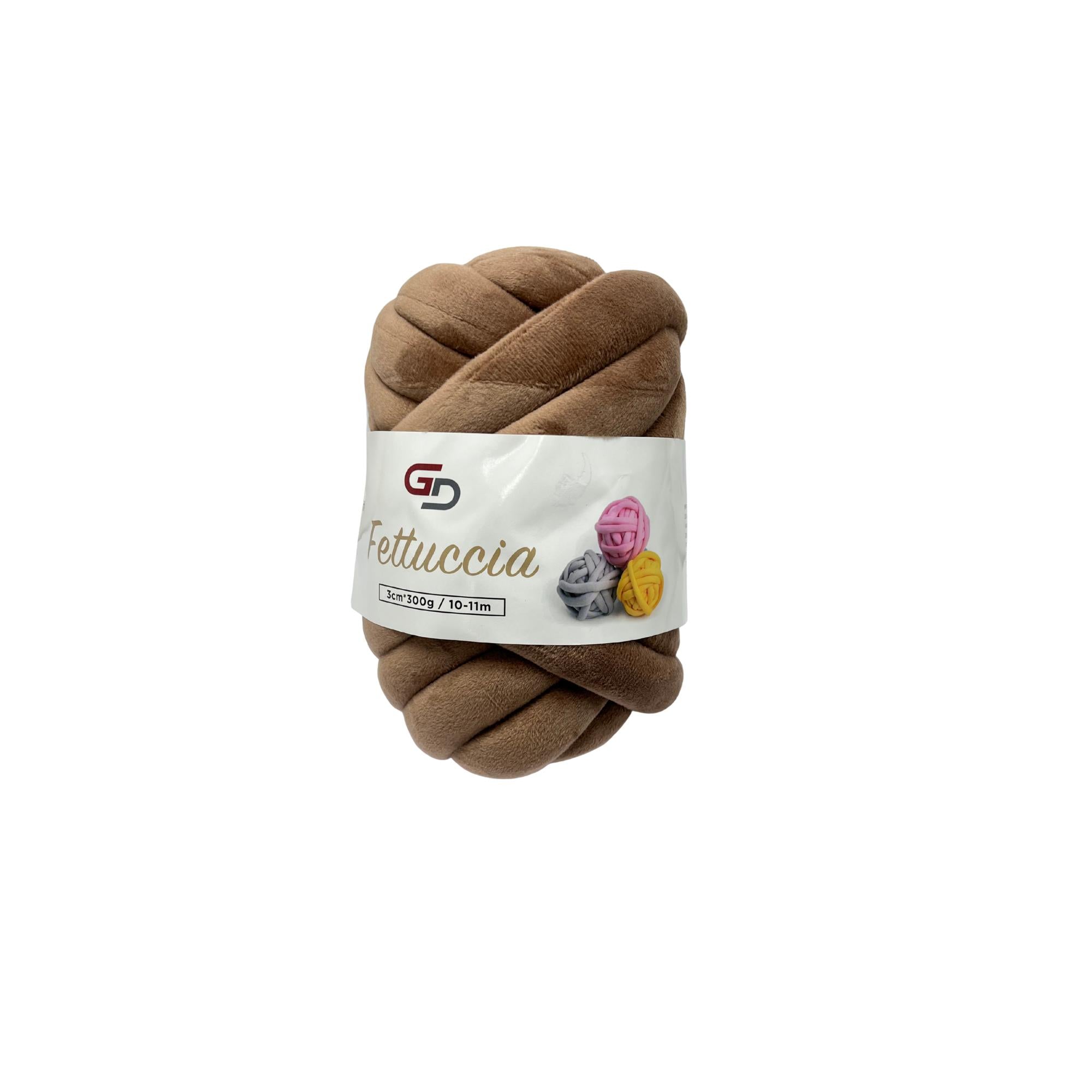 Set 3 Fettuccia Marshmallow spessa 3 cm – 300 g | Toni Naturali | Filato morbido e facile da lavorare, con resa ordinata per uncinetto, borse e home decor