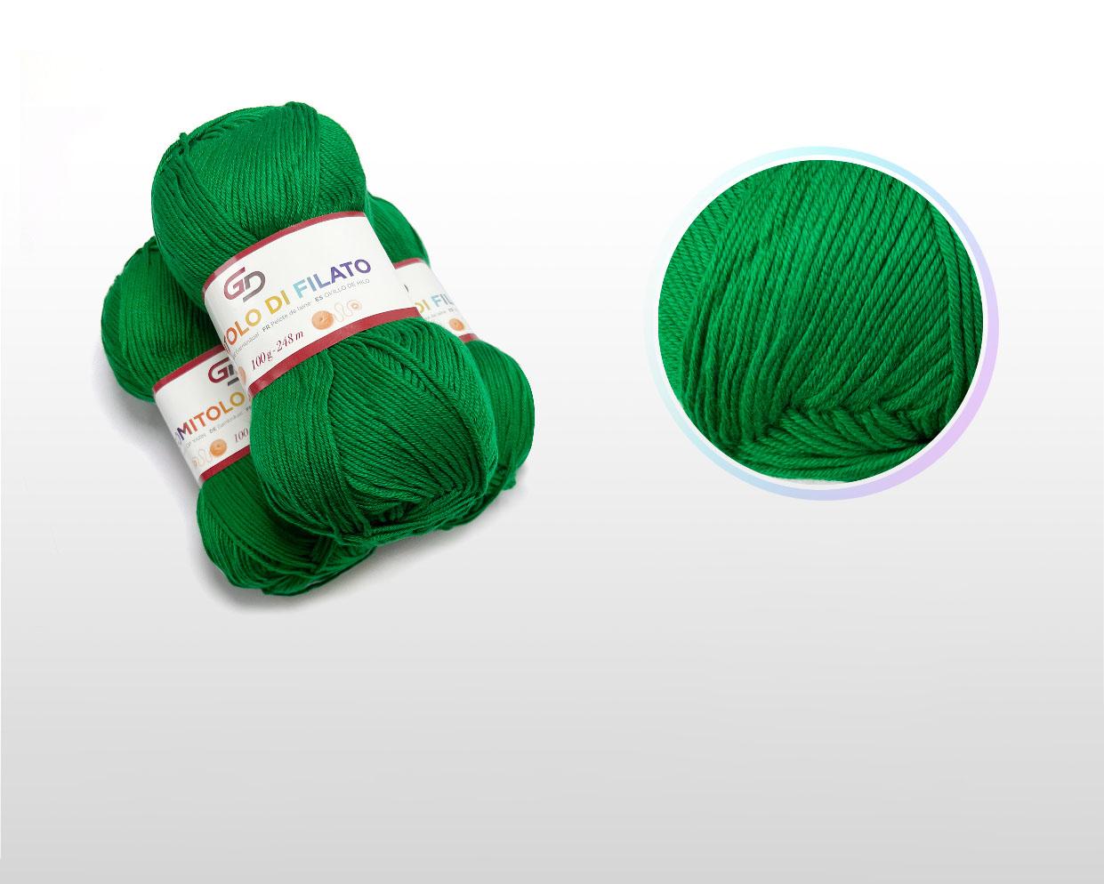 GD LOVES YOUR HOME Set 3 Gomitoli Filato Baby 100g – 6 Capi 248m Toni Freschi | Morbido Acrilico Resistente per Maglia e Uncinetto –18 Colori Disponibili