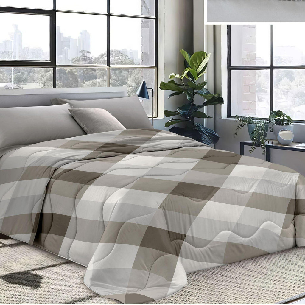 GD LOVES YOUR HOME Trapunta Invernale 2025 Elena | MADE IN ITALY | Nuova Collezione Double Face Stampata – Coperta Imbottita Calda e Morbida in Fantasie Moderne e Classiche – Misure Singolo, Piazza e Mezza, Matrimoniale