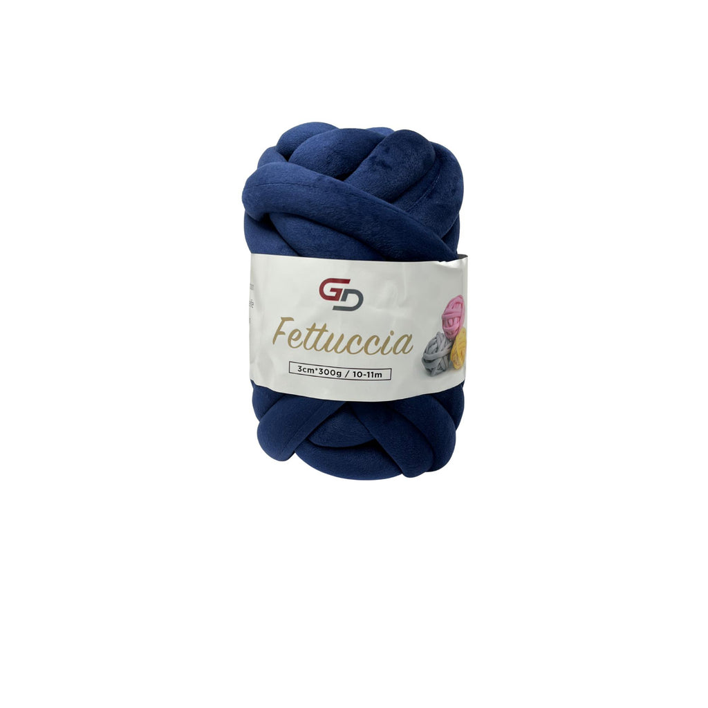 Filato Fettuccia Marshmallow spessa 3 cm – 300 g, 10 - 11 M, 17 colori Filato morbido e facile da lavorare per progetti creativi e cucito