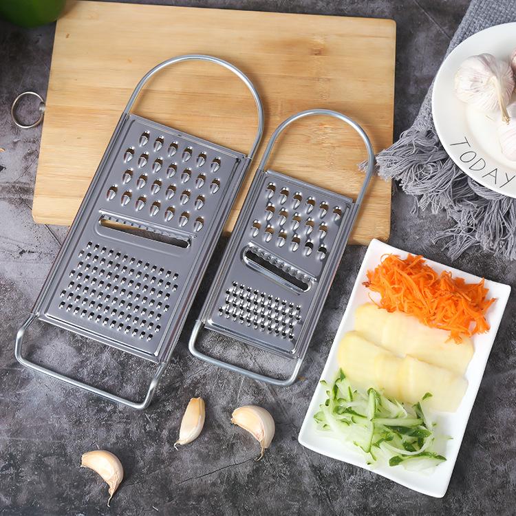 GD LOVES YOUR HOME Affettatrice a Julienne in Acciaio Inox con 3 Modalità di Taglio – Taglia Verdure e Formaggi, Design Ergonomico