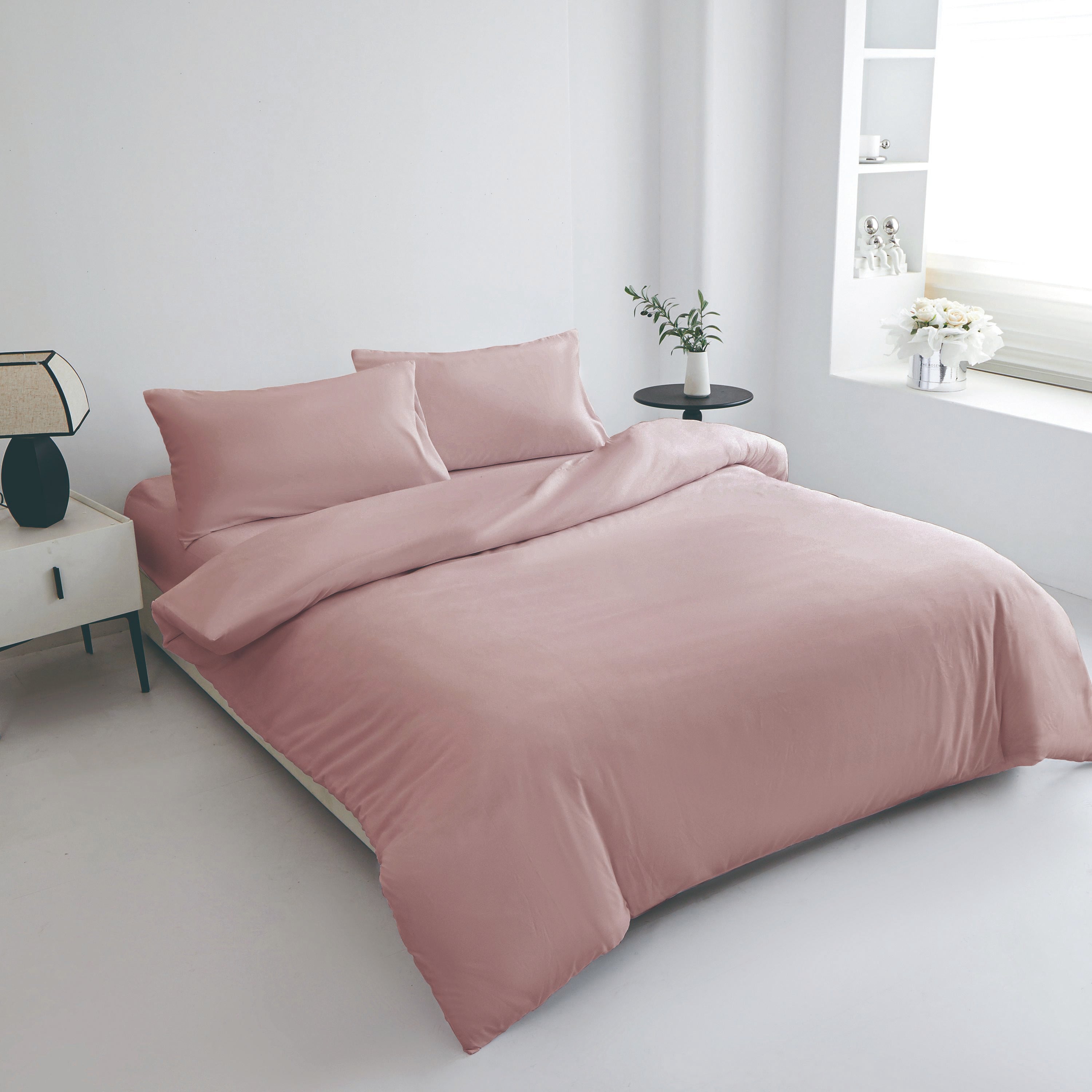 GD LOVES YOUR HOME Parure Copripiumino in Microfibra Extra Morbida 3 Misure 200x155/200x205/200x255 + Federe 50x80 cm Traspirante Anti-Pilling Facile da Lavare 14 Colori Coordinati