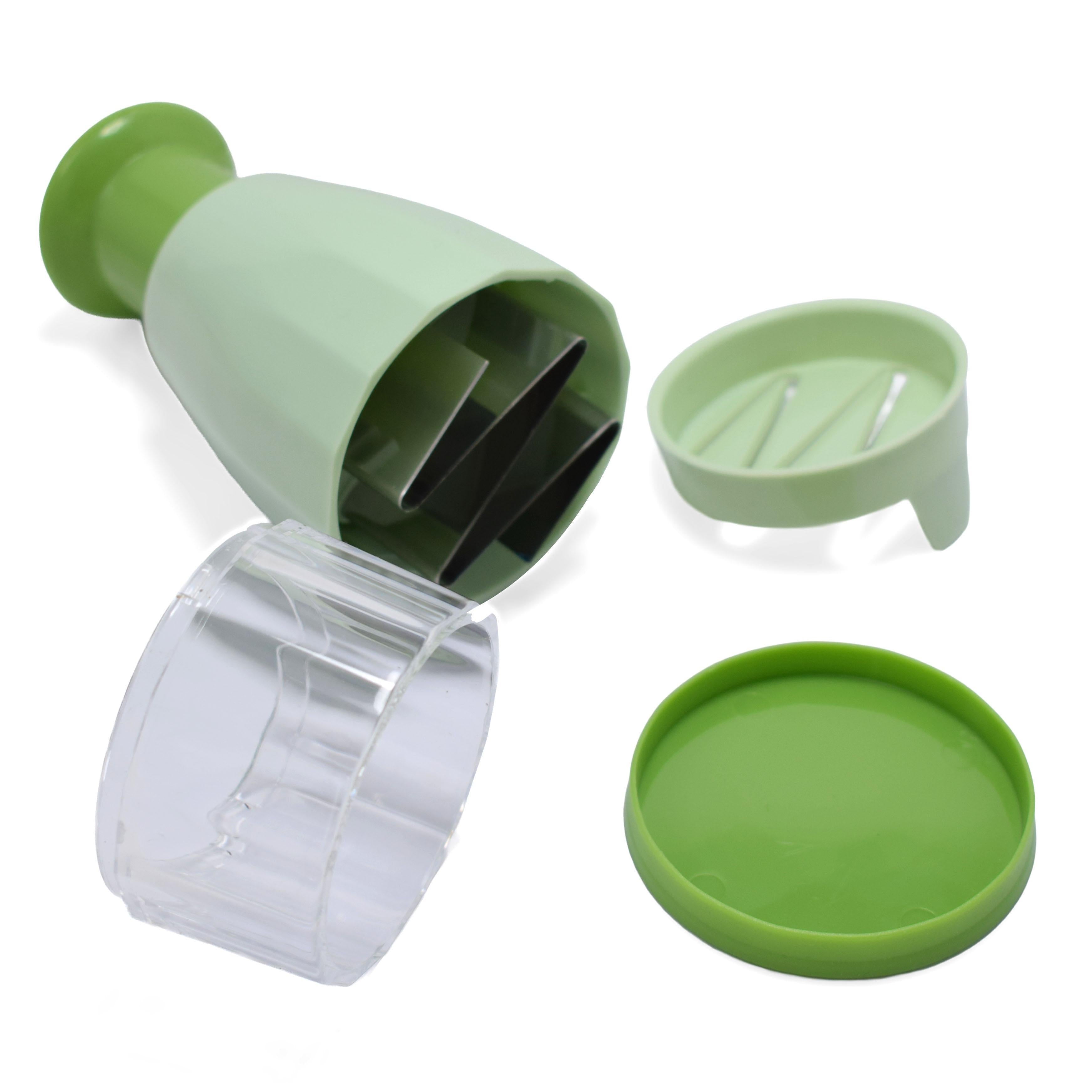 GD LA CUISINE Spremiaglio a Pressa Manuale Multiuso  Tritaglio Aglio/Cipolla/Zenzero • Pressa Veloce, Facile da Pulire, Taglio Fine Immediato