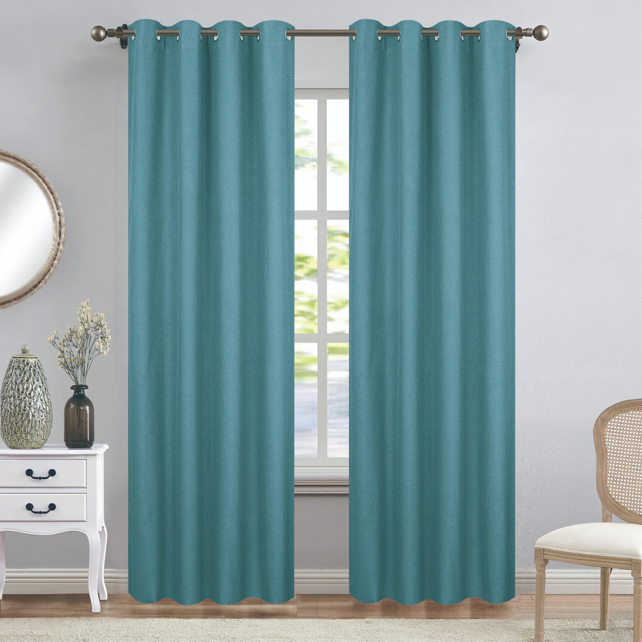 GD LOVES YOUR HOME Tenda Oscurante CLARALIE, Tessuto Effetto Lino a Doppio Strato, 140x280 cm, con Anelli in Acciaio Inox – Ideale per Soggiorno, Camera da Letto e Studio - 1 Pezzo