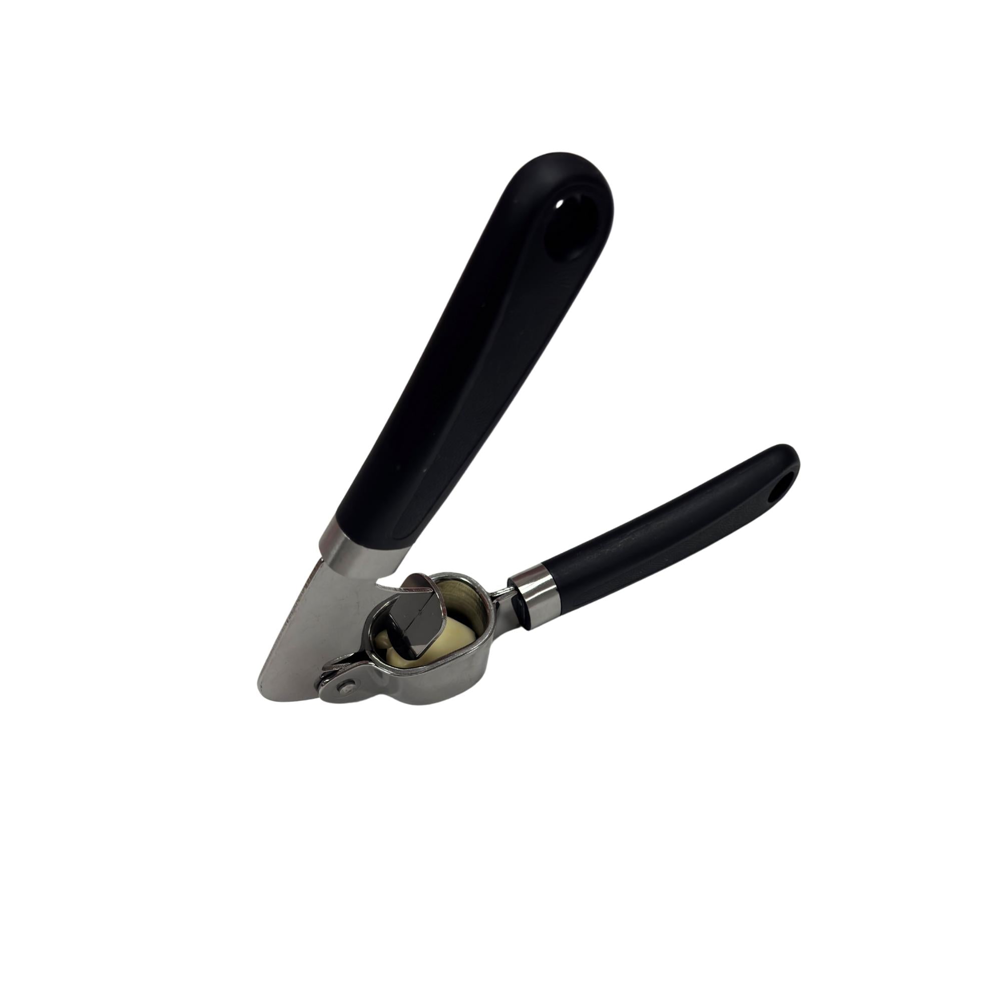 GD LA CUISINE Spremiaglio Professionale in Acciaio Inossidabile Spremiagli Manuale Cromato Design Ergonomico Sistema di Pressione Efficiente Facile da Pulire per Aglio e Zenzero