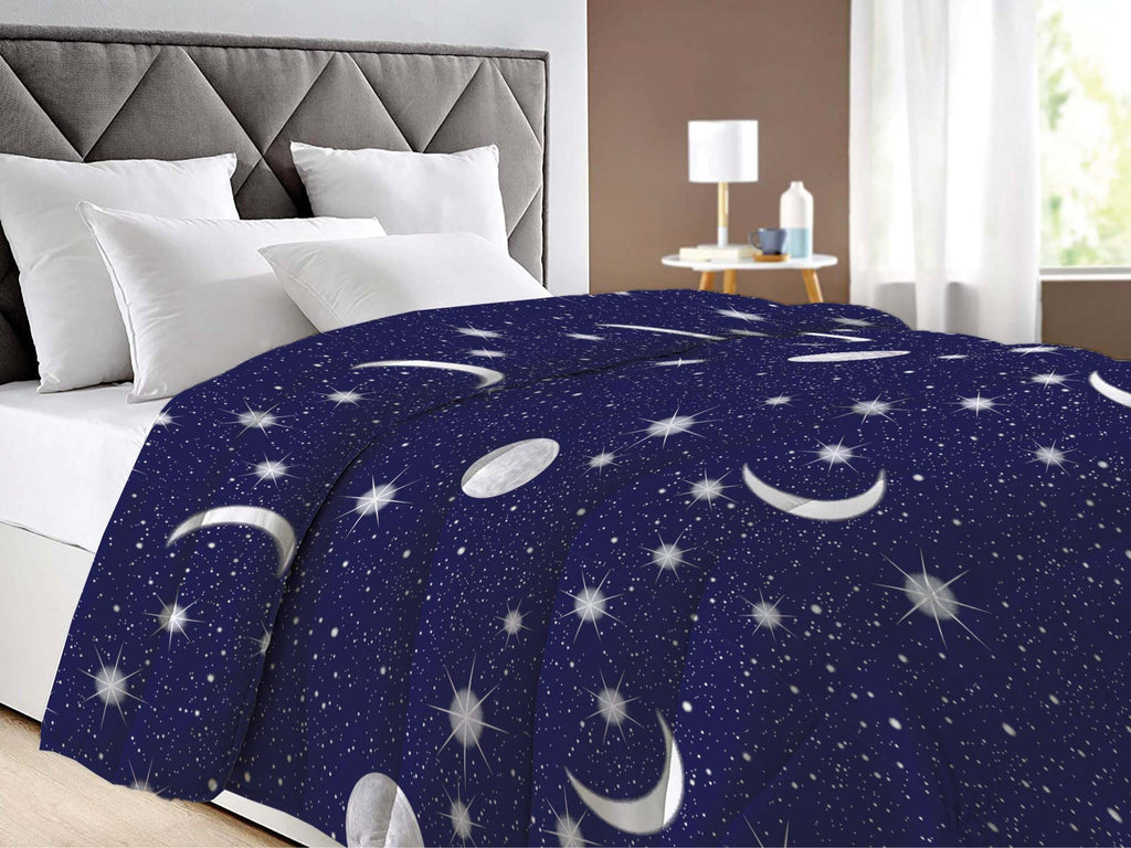 GD LOVES YOUR HOME Trapunta Leggera Matrimoniale Invernale 260×260 cm – MADE IN ITALY, Microfibra Mano Pesca, Anallergica e Duck Friendly – Coperta Imbottita con Bordatura Laser, Fantasie Stampate