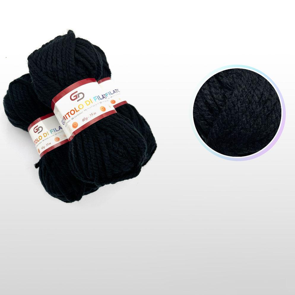 GD LOVES YOUR HOME Filato Acrilico 40g Toni Freschi – Gomitoli da Lavoro a Maglia e Uncinetto, Filo Grosso 35m – Set 3 Pezzi, 21 Colori Disponibili
