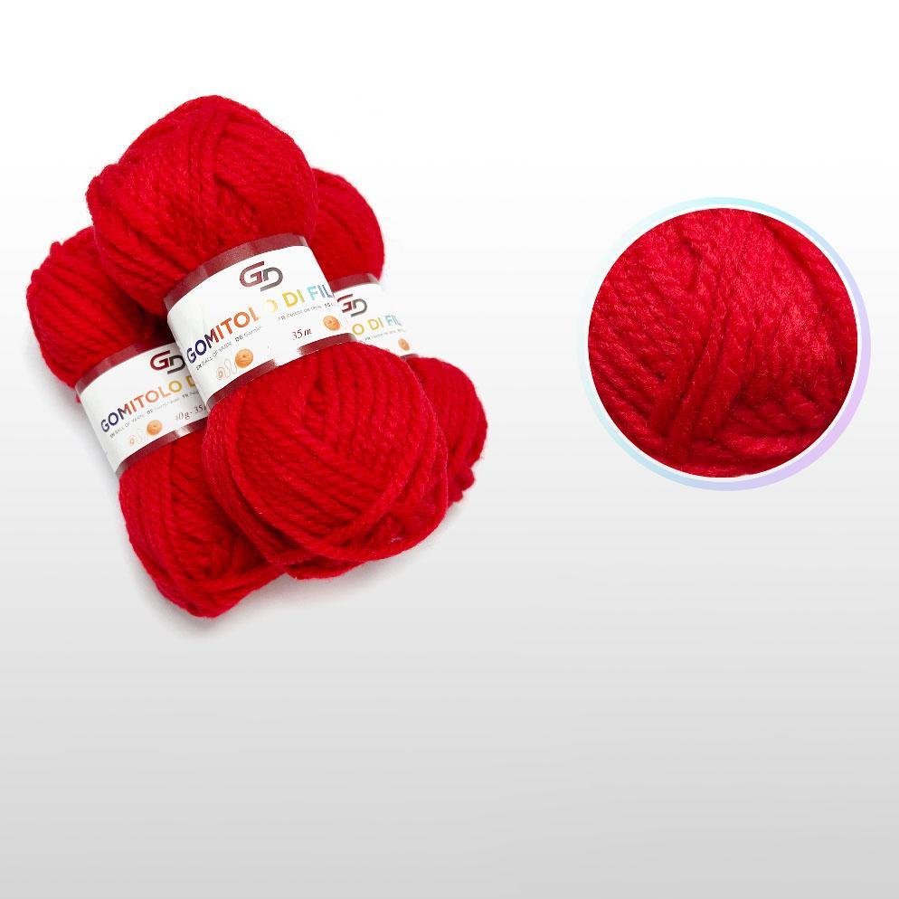 GD LOVES YOUR HOME Filato Acrilico 40g Toni Vivace – Gomitoli da Lavoro a Maglia e Uncinetto, Filo Grosso 35m – Set 3 Pezzi, 21 Colori Disponibili