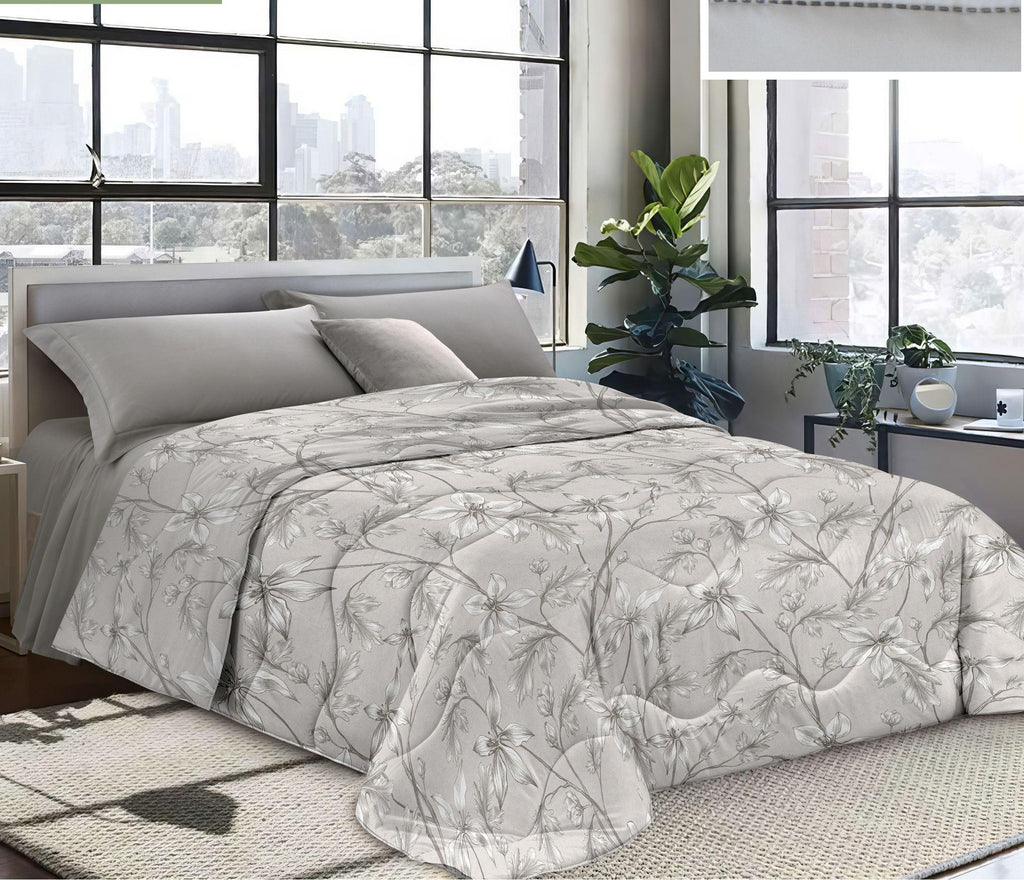 GD LOVES YOUR HOME Trapunta Invernale 2025 Elena | MADE IN ITALY | Nuova Collezione Double Face Stampata – Coperta Imbottita Calda e Morbida in Fantasie Moderne e Classiche – Misure Singolo, Piazza e Mezza, Matrimoniale