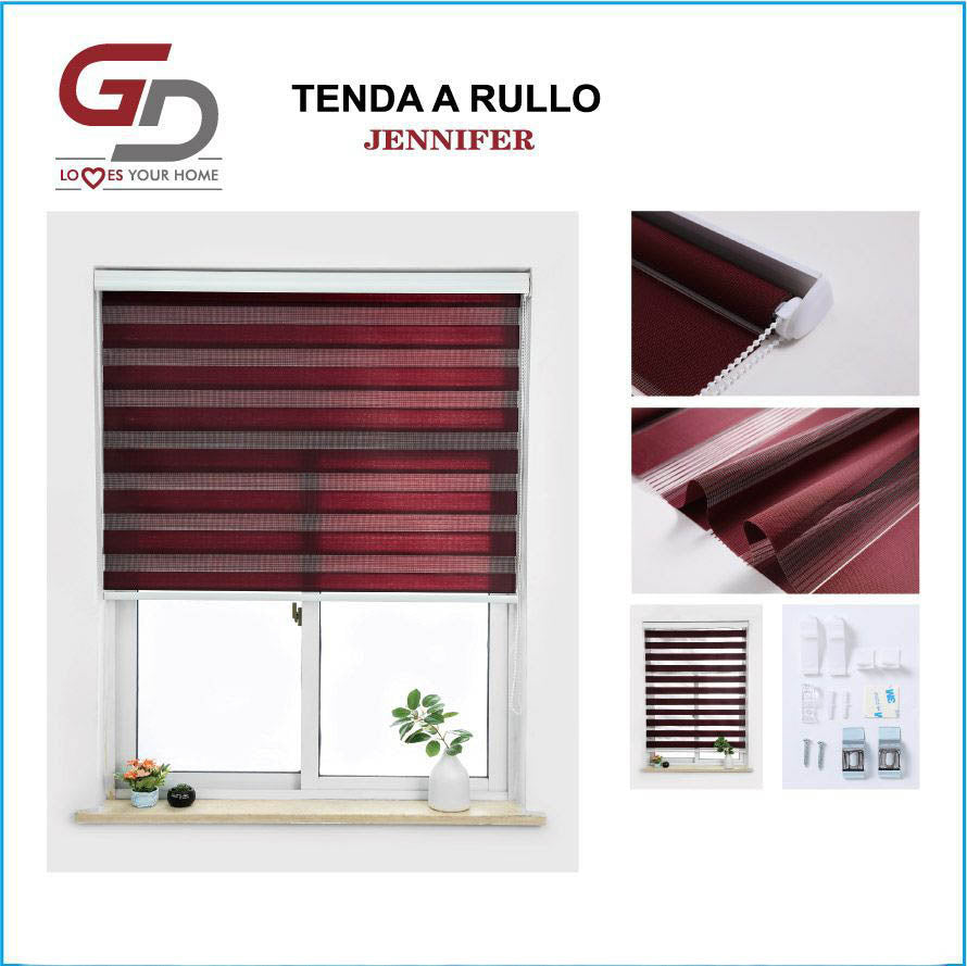 Tenda a Rullo Zebra per Interni GD LOVES YOUR HOME – Regolazione Luce e Privacy su Misura